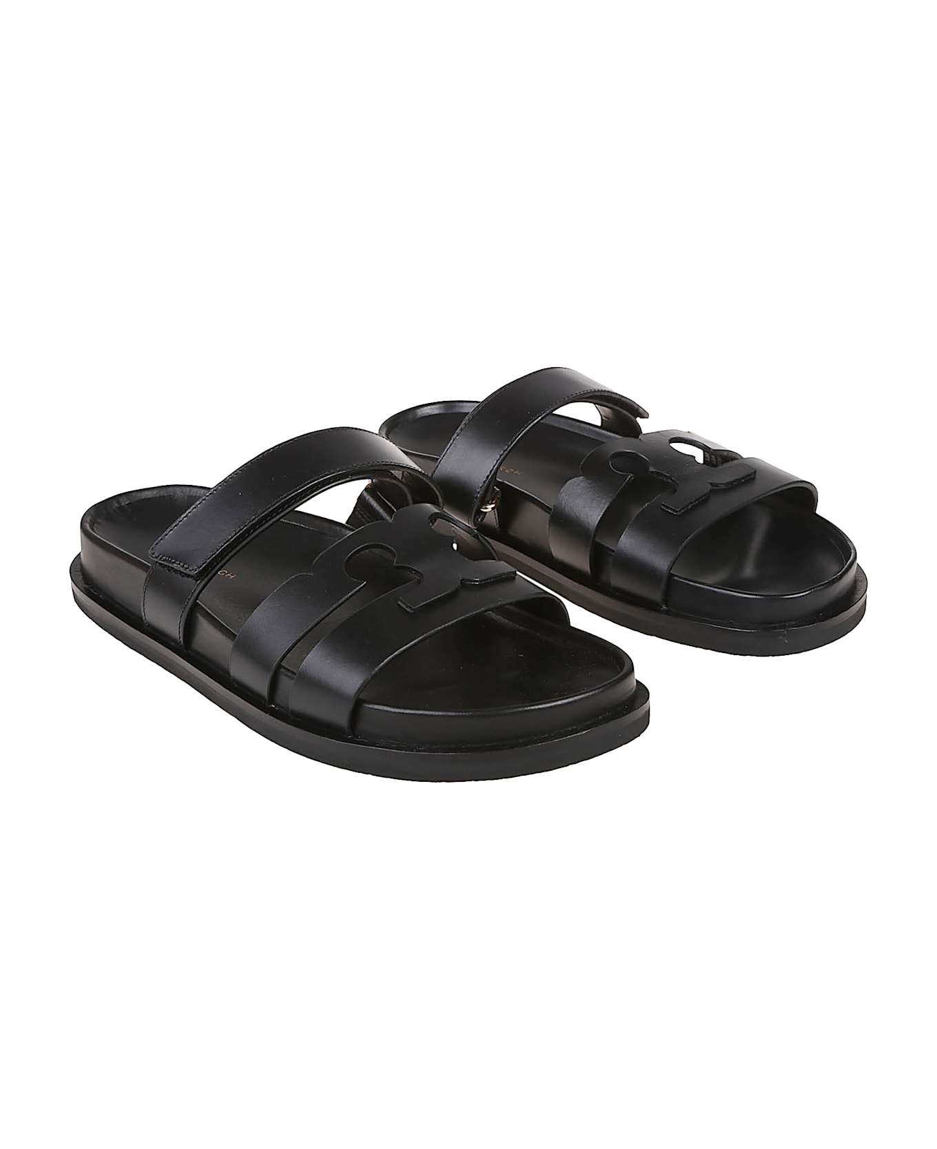 Tory Burch Ines Sport Sliders - Perfect Black
