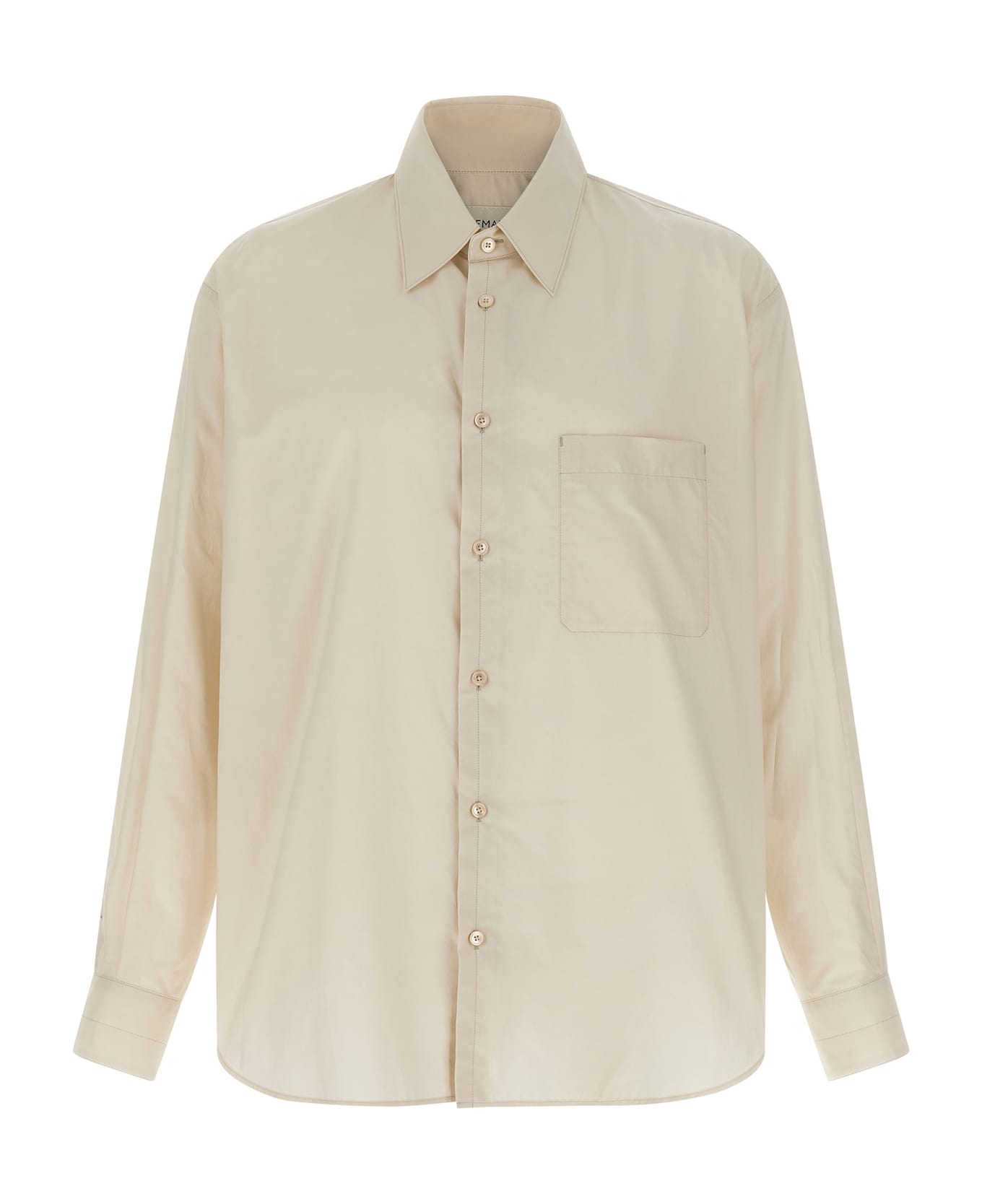 Lemaire Cotton Silk Shirt - BEIGE