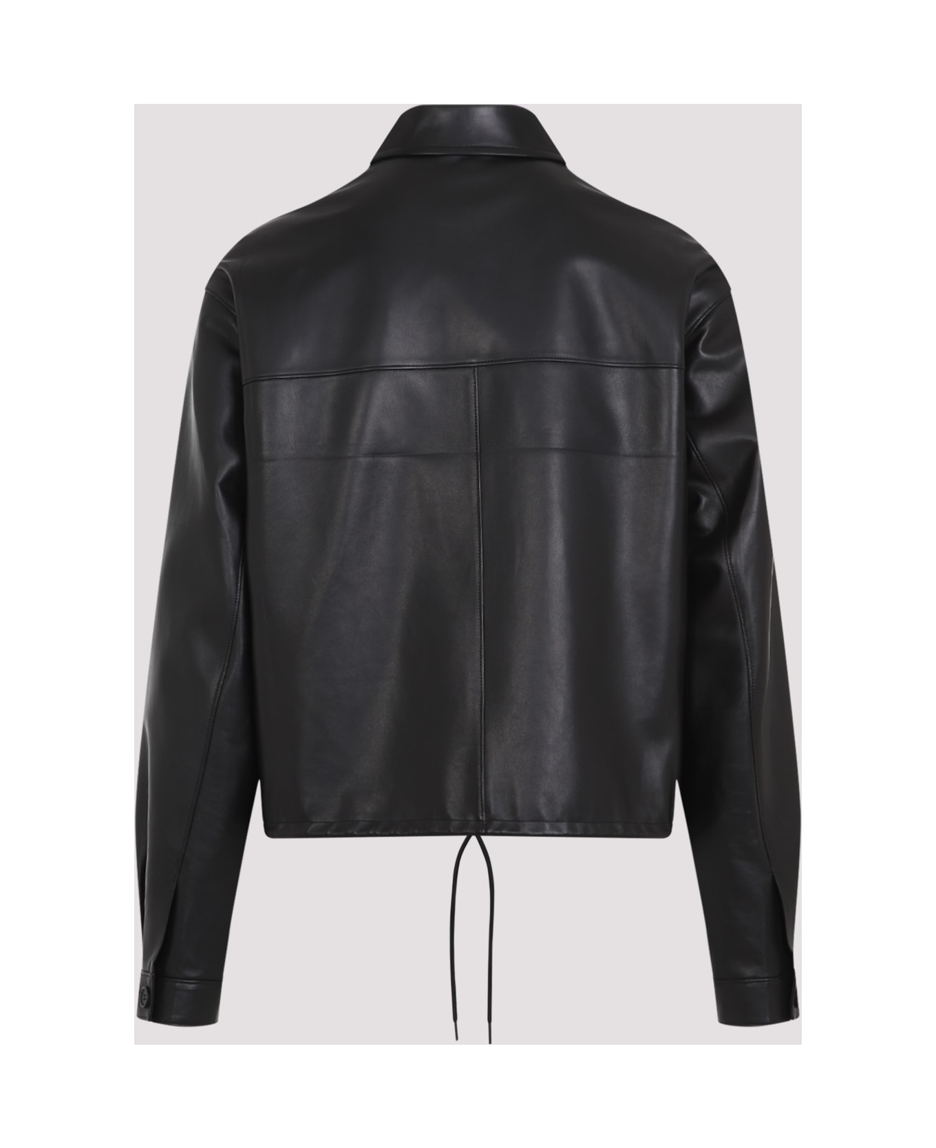 Prada Lamb Leather Jacket - Nero