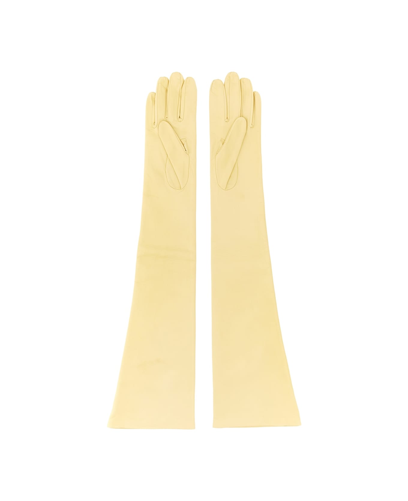 Jil Sander Long Gloves. - YELLOW