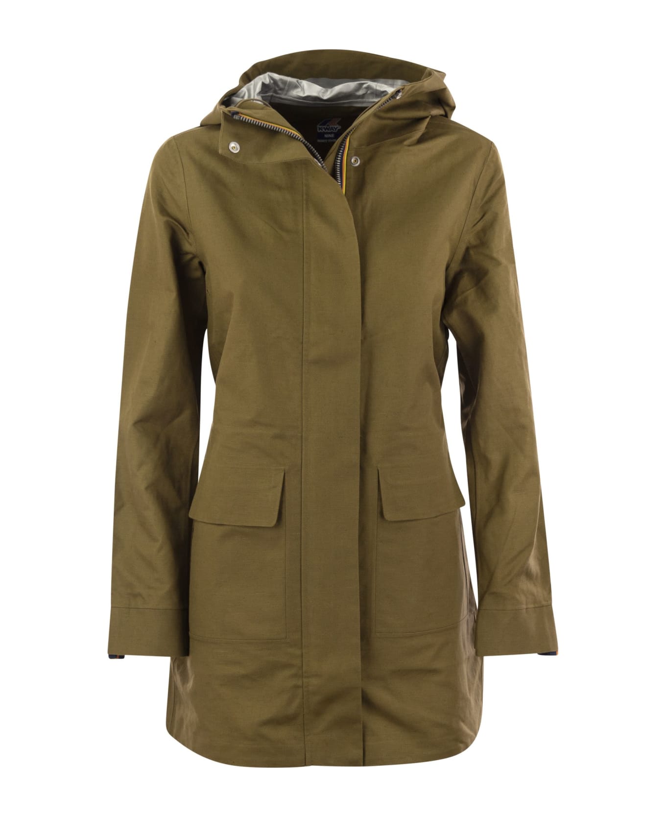K-Way Thersa - Hooded Jacket - Brown