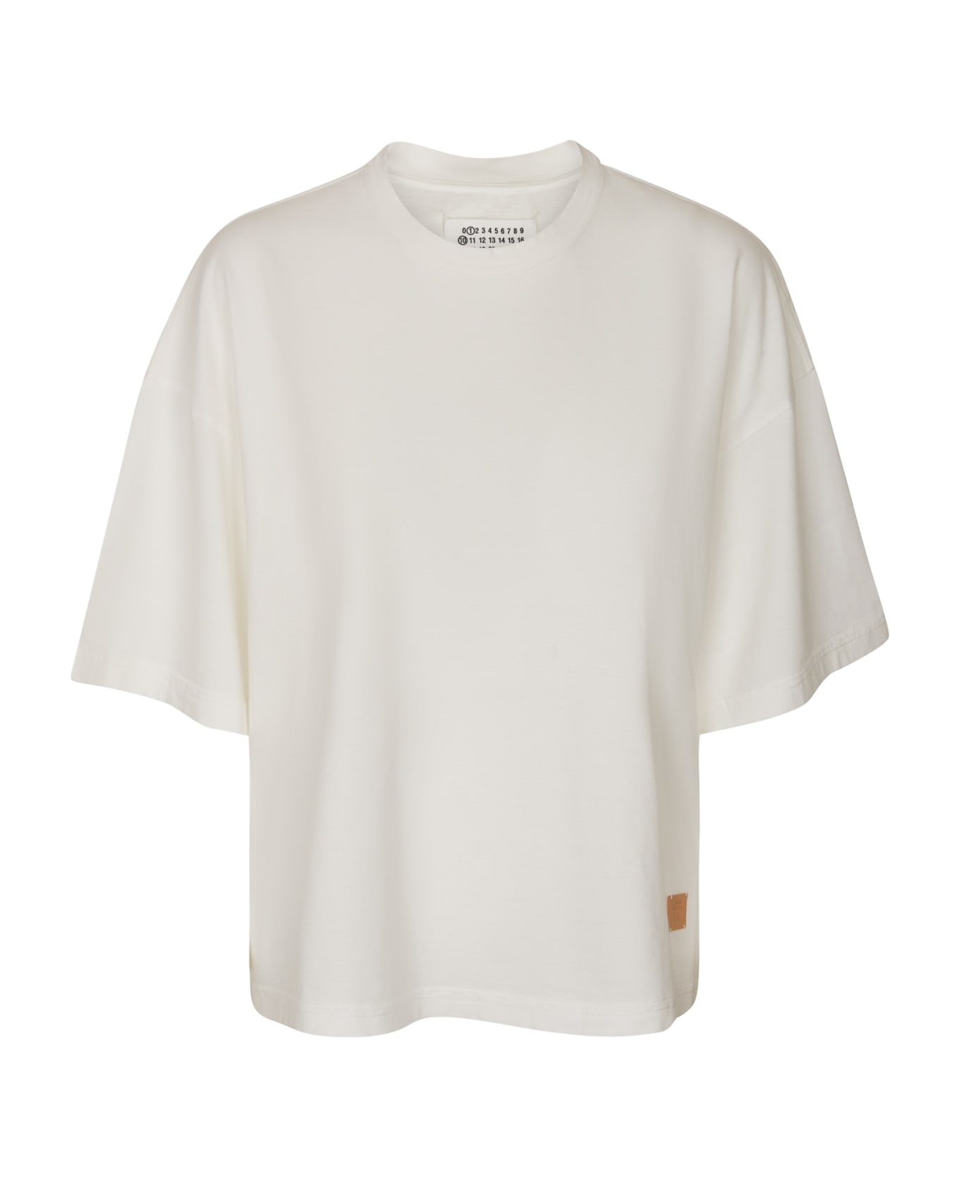 Forte_Forte Logo Patched Loose Fit T-shirt - White