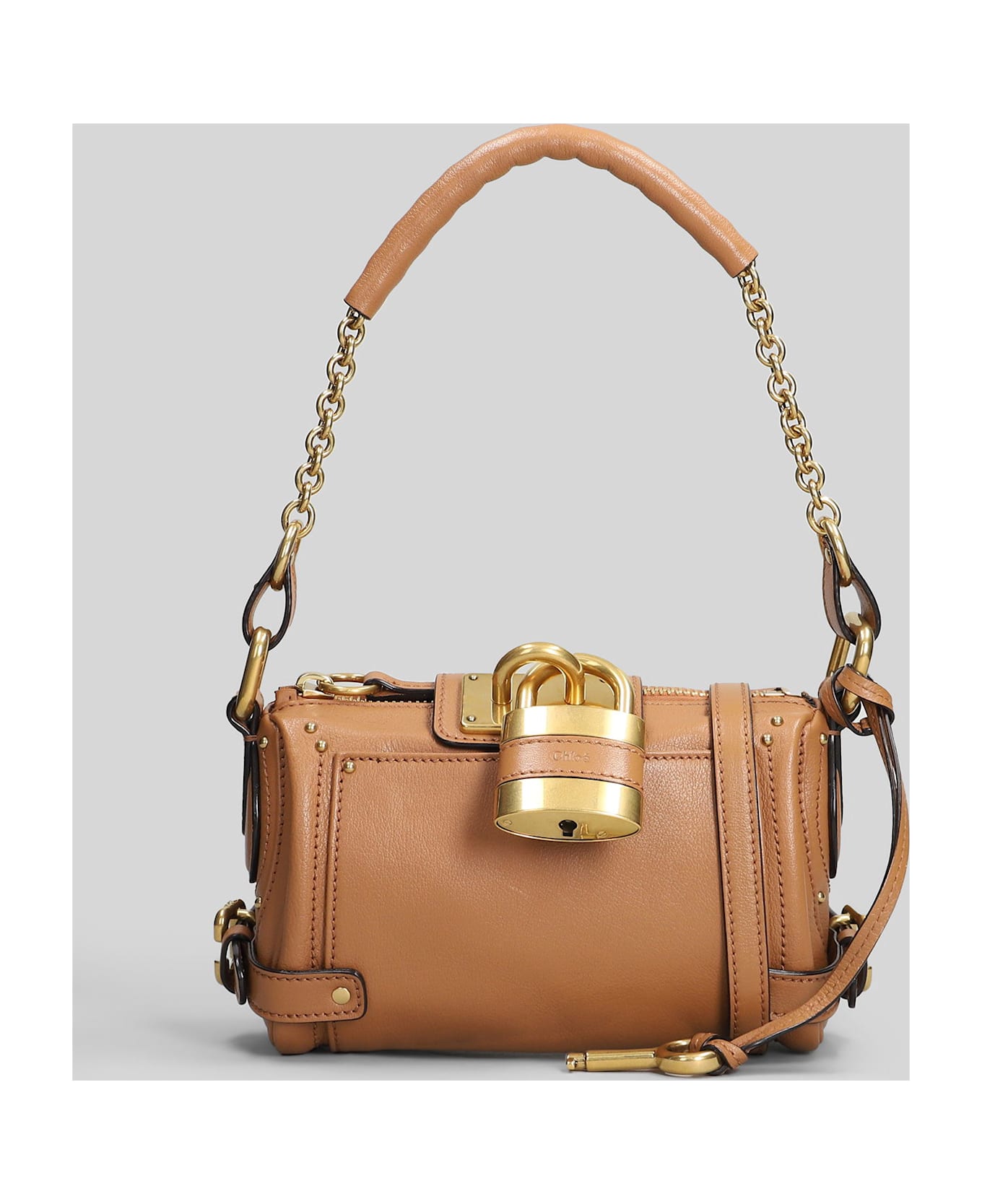 Chloé Paddington Shoulder Bag In Camel Leather - Camel