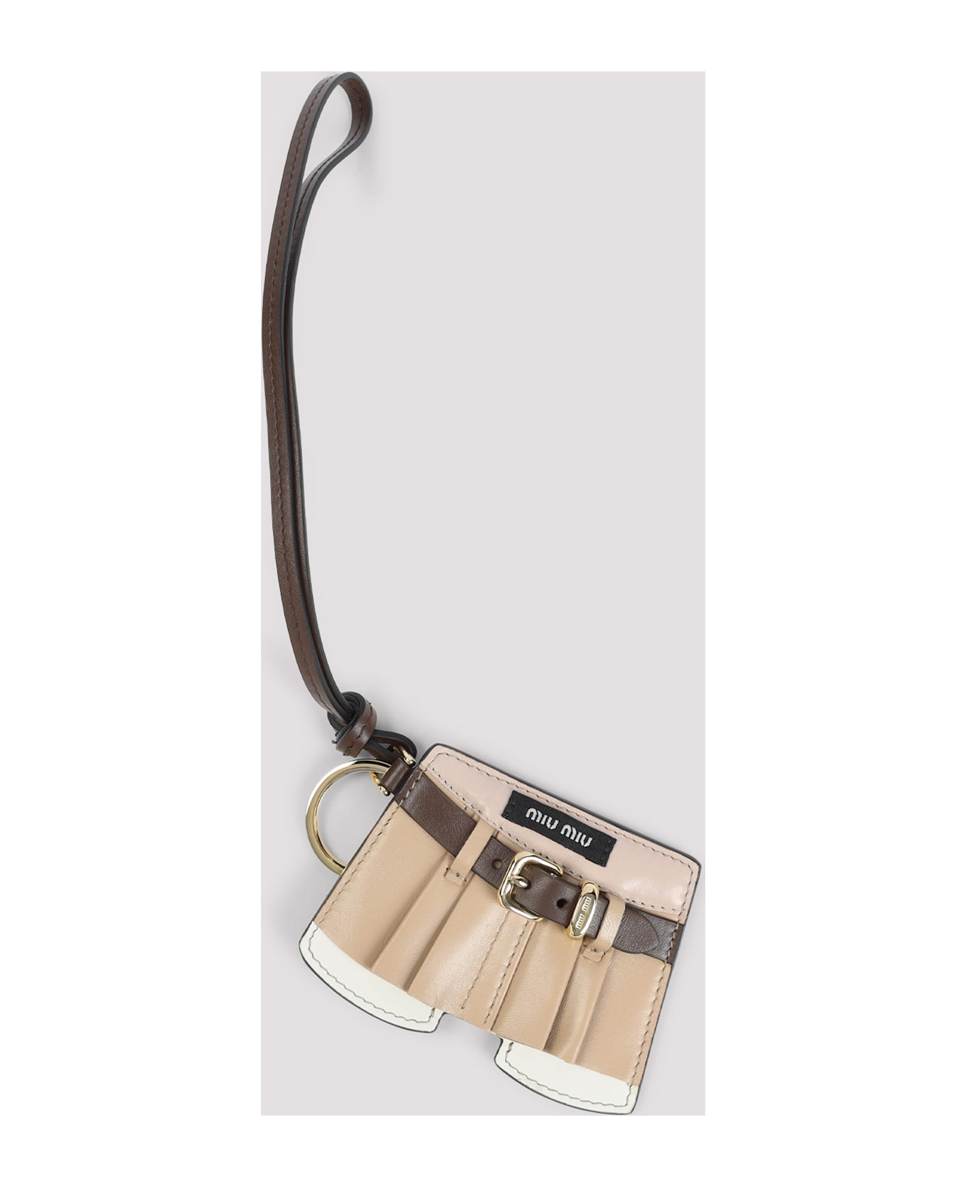 Miu Miu Multicolor Leather Keyring - CORDA