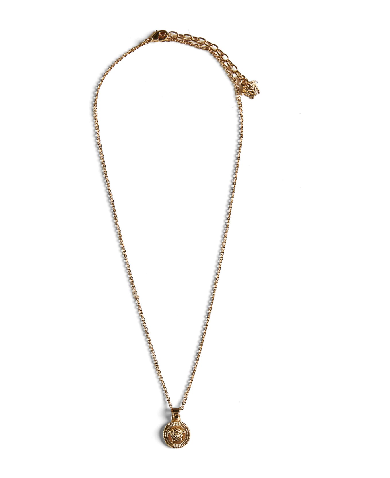 Versace Medusa Gold Brass Necklace - Versace Gold