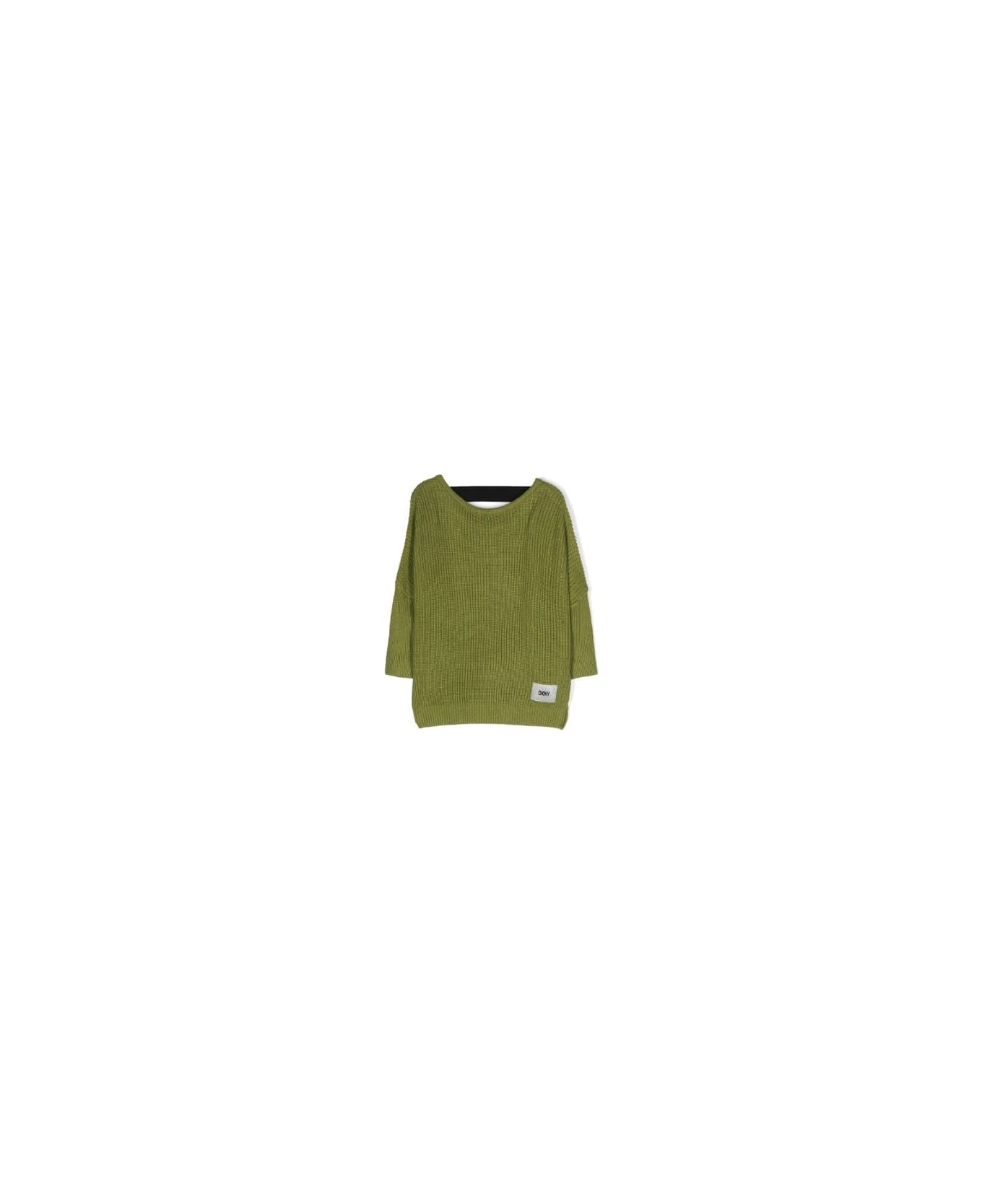 DKNY Sweater With Application - Green