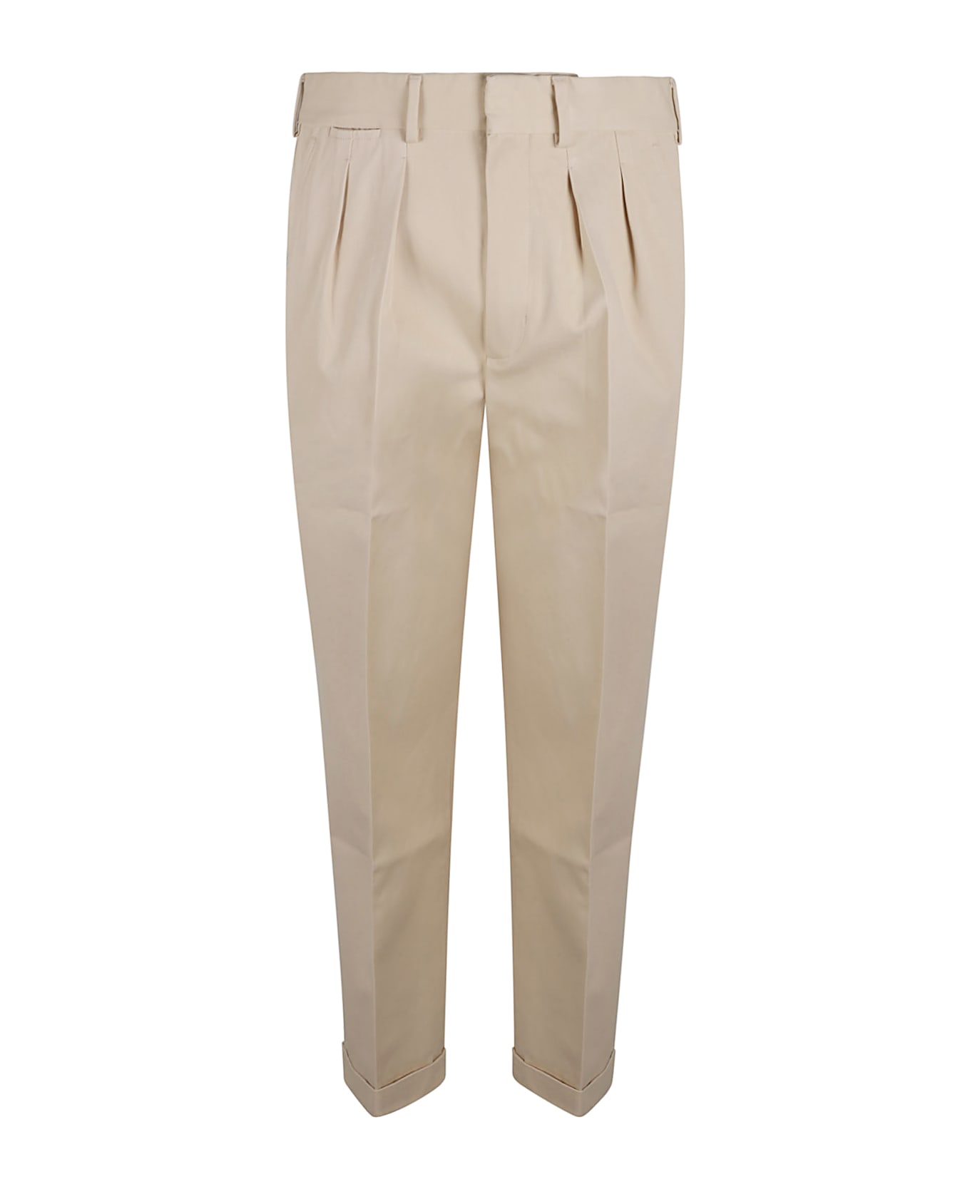 Tom Ford Buttoned Classic Trousers - Bone