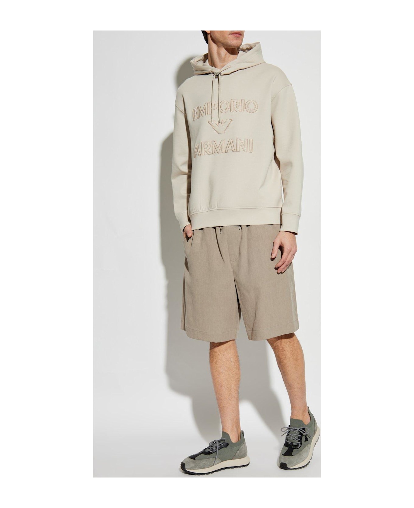 Emporio Armani Hoodie - Beige