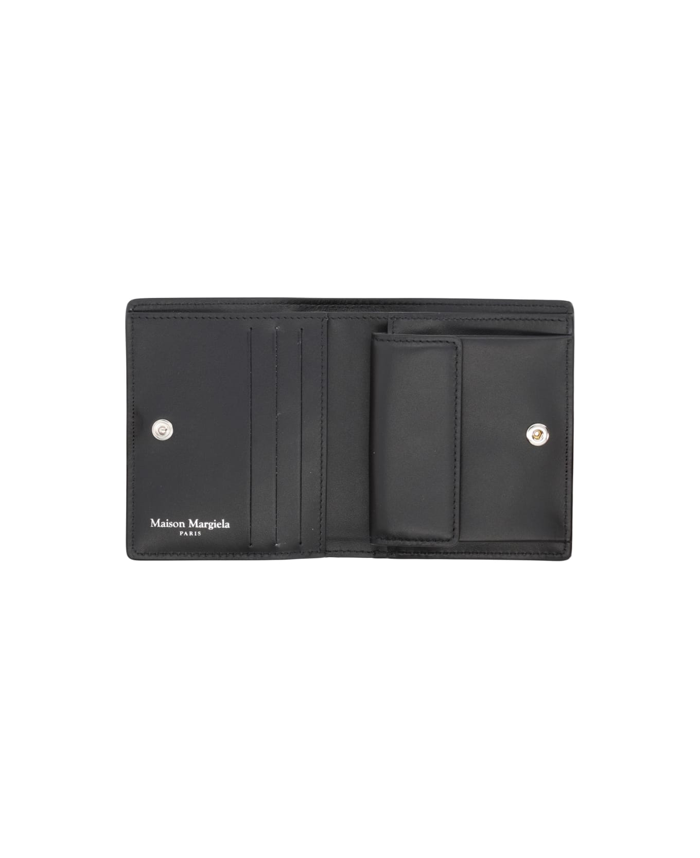 Maison Margiela "four Stitches" Card Holder - BLACK