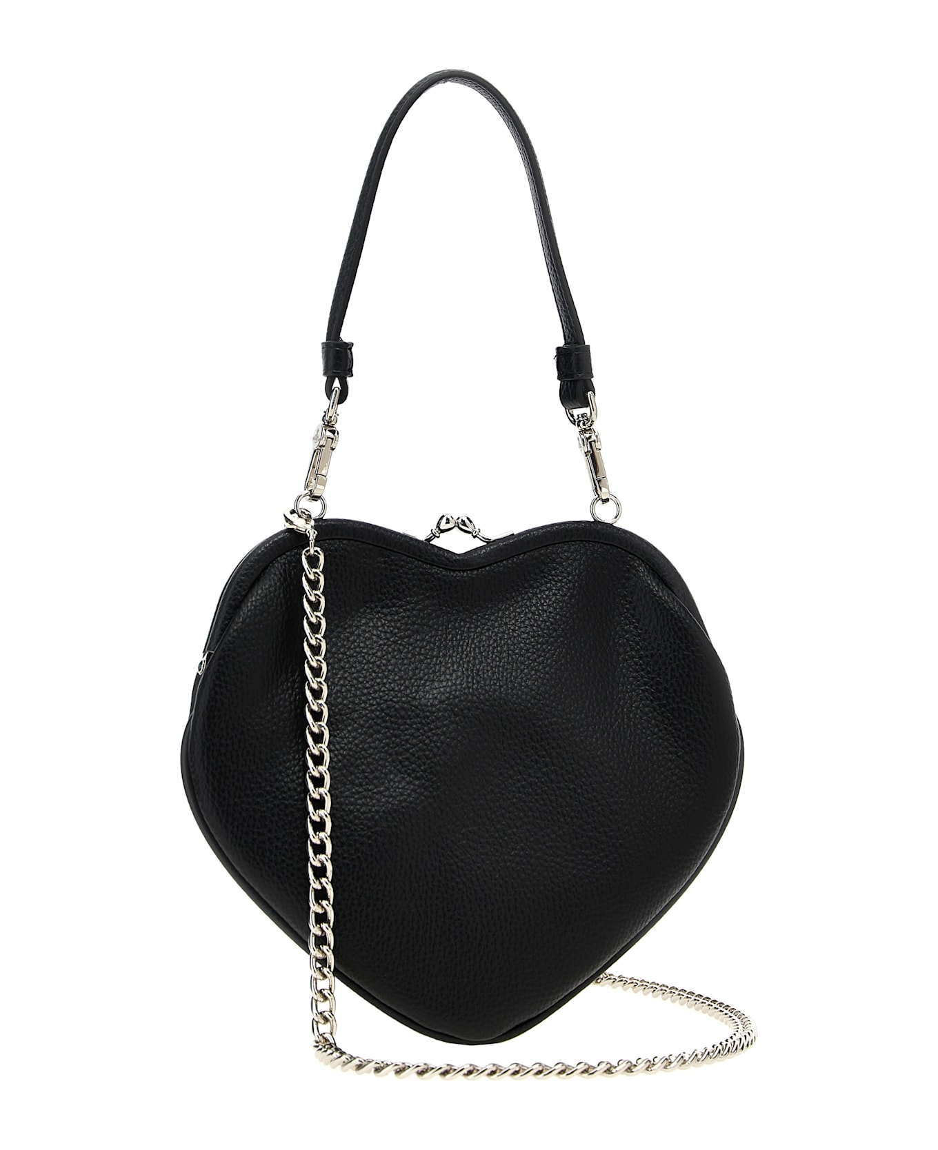 Vivienne Westwood 'belle Heart Frame Purse' Handbag - Black  