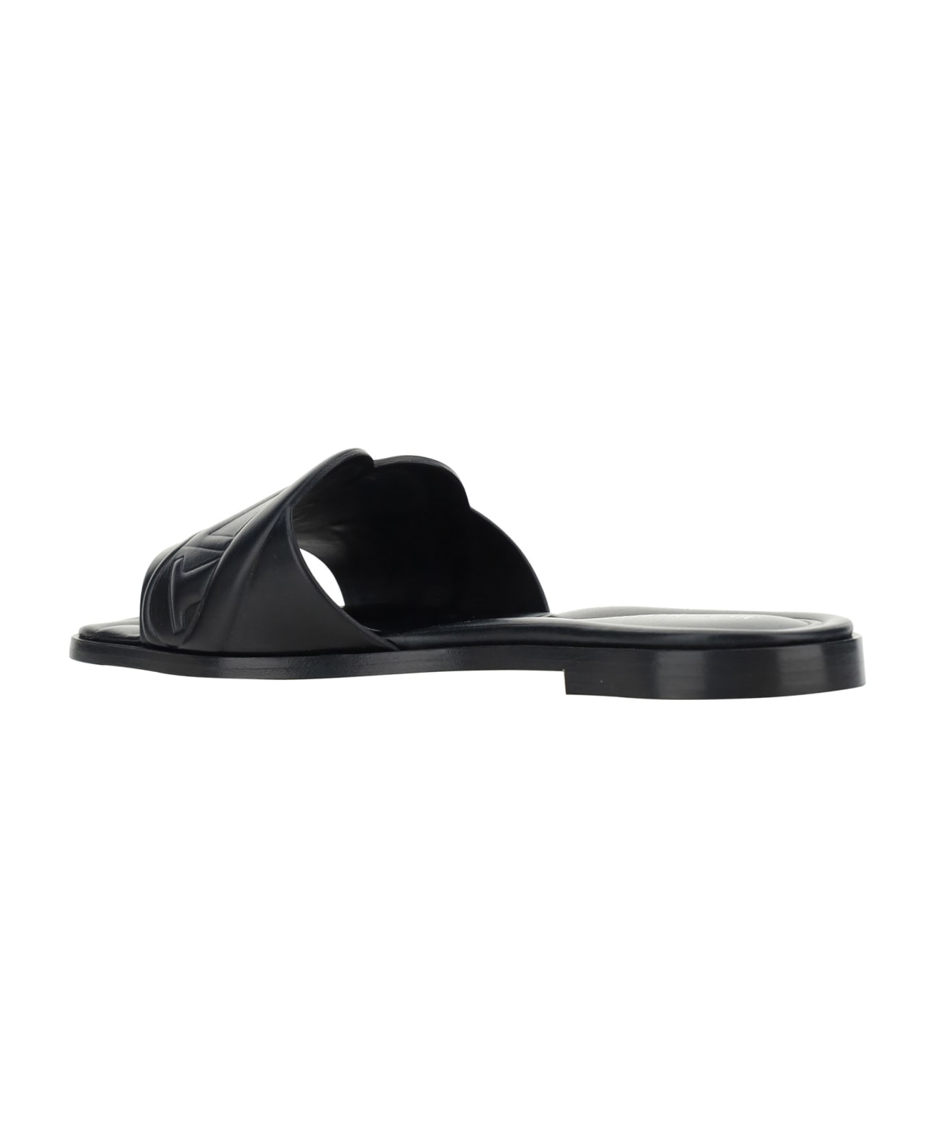 Alexander McQueen The Seal Sandals - Black