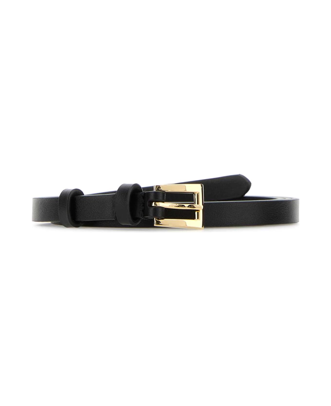 Prada Black Leather Belt - NERO 1