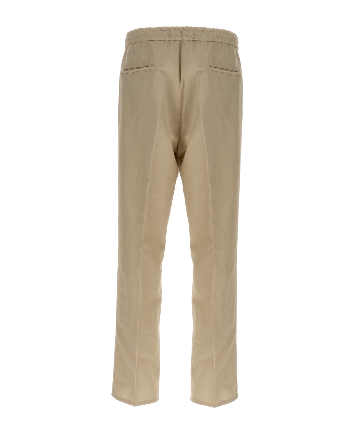 Brunello Cucinelli Linen Blend Trousers - Semi Di Lino