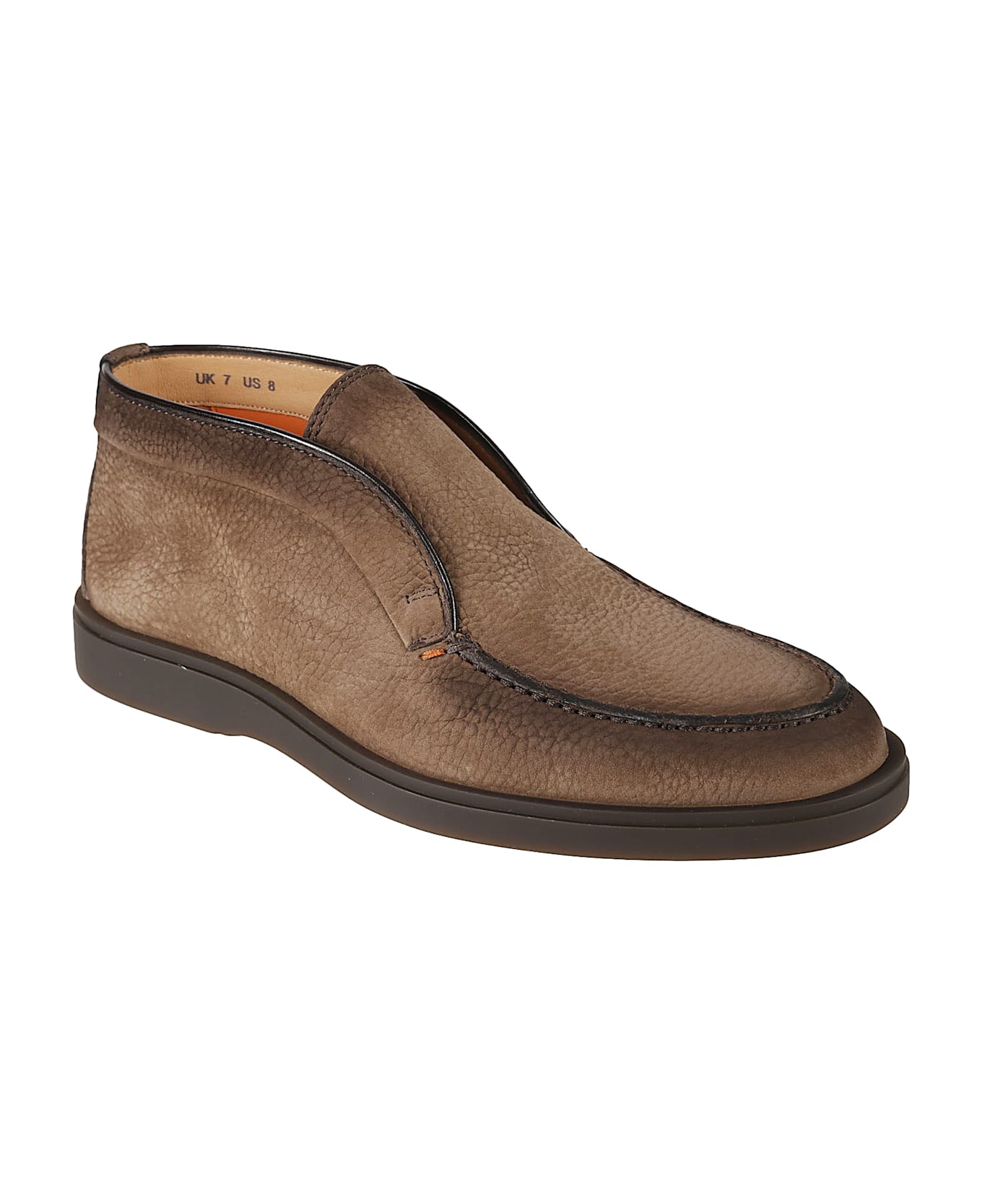 Santoni Dragon Slip-on Ankle Boots - Brown 