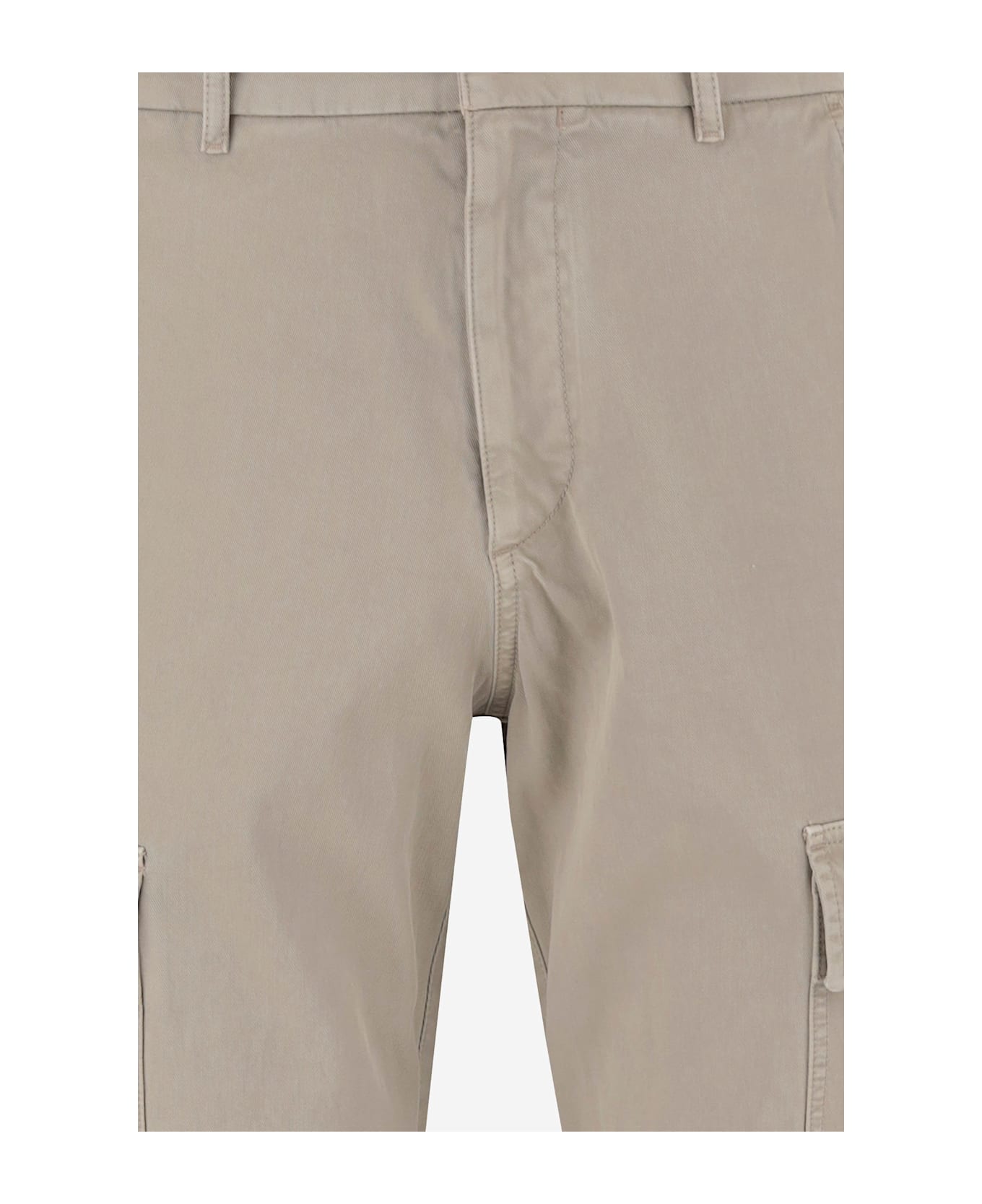 Burberry Cotton Cargo Pants - Beige