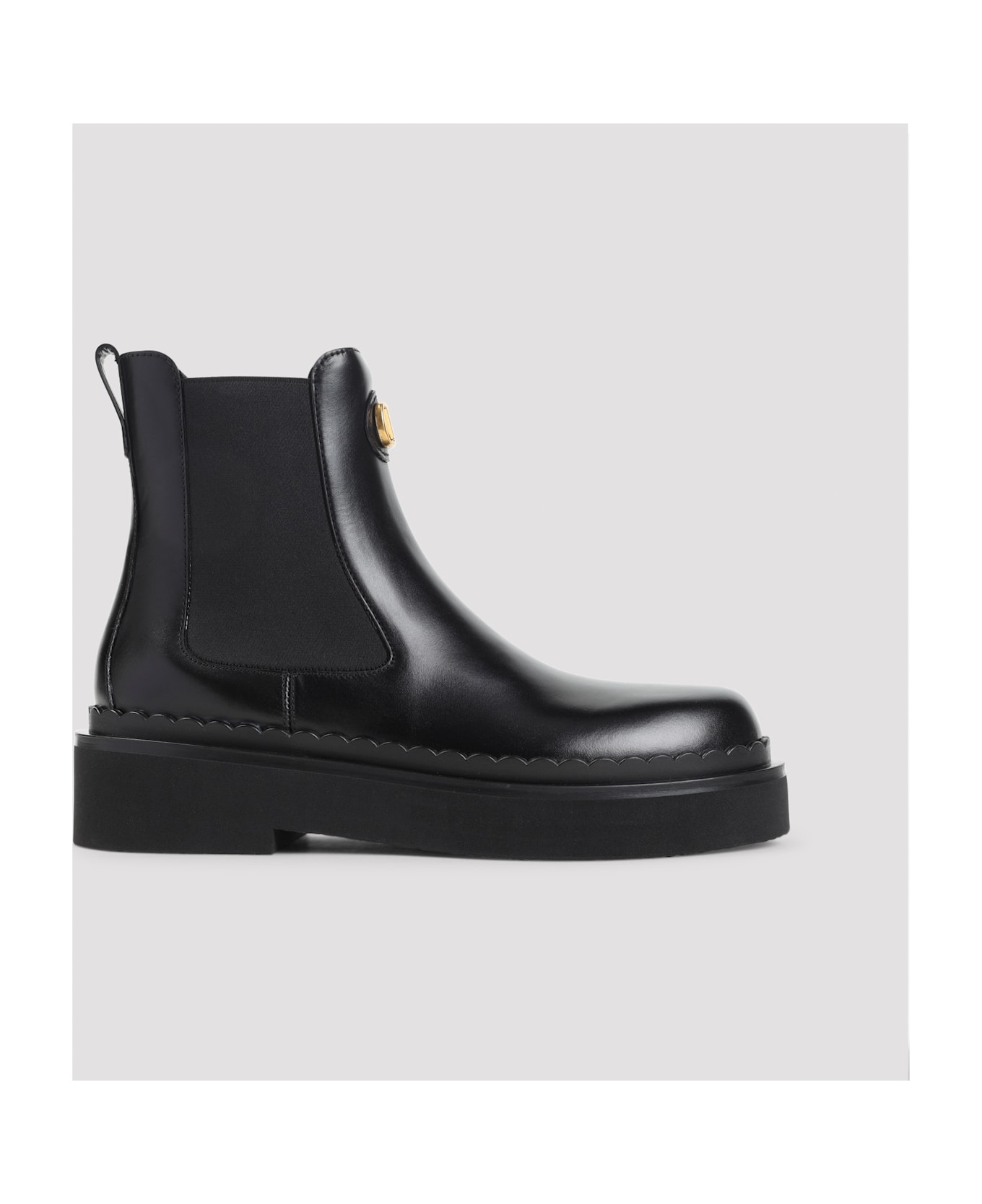Valentino Garavani Beatle Vlogo Signature T 30 Boots - No Nero
