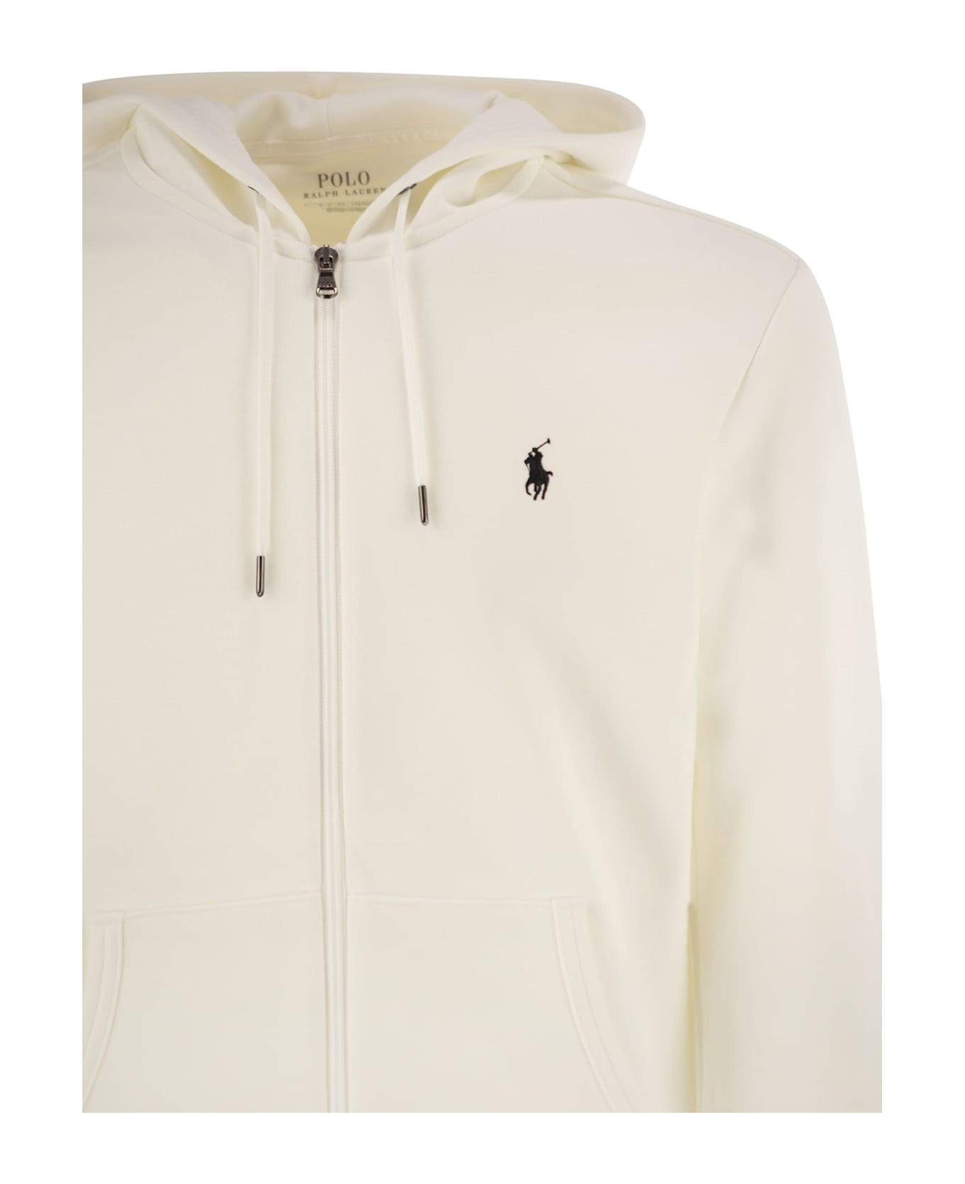 Ralph Lauren Hoodie With Zip - White