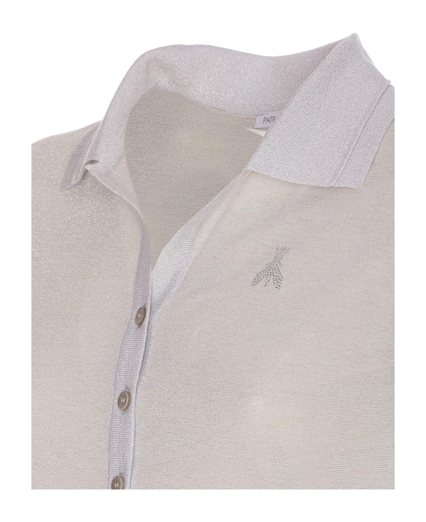 Patrizia Pepe Lurex T-shirt - Grey