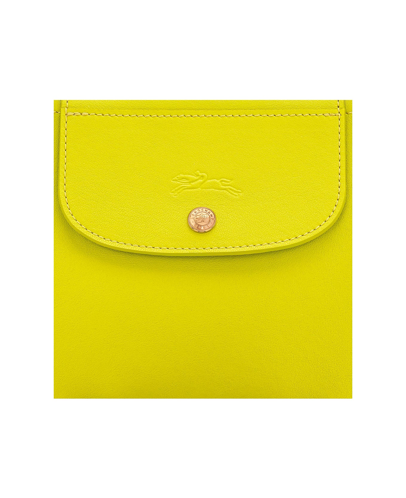 Longchamp Green Handbag With Embossed Logo On The Front And Adjustable And Removable Shoulder Strap In Leather Woman - Green