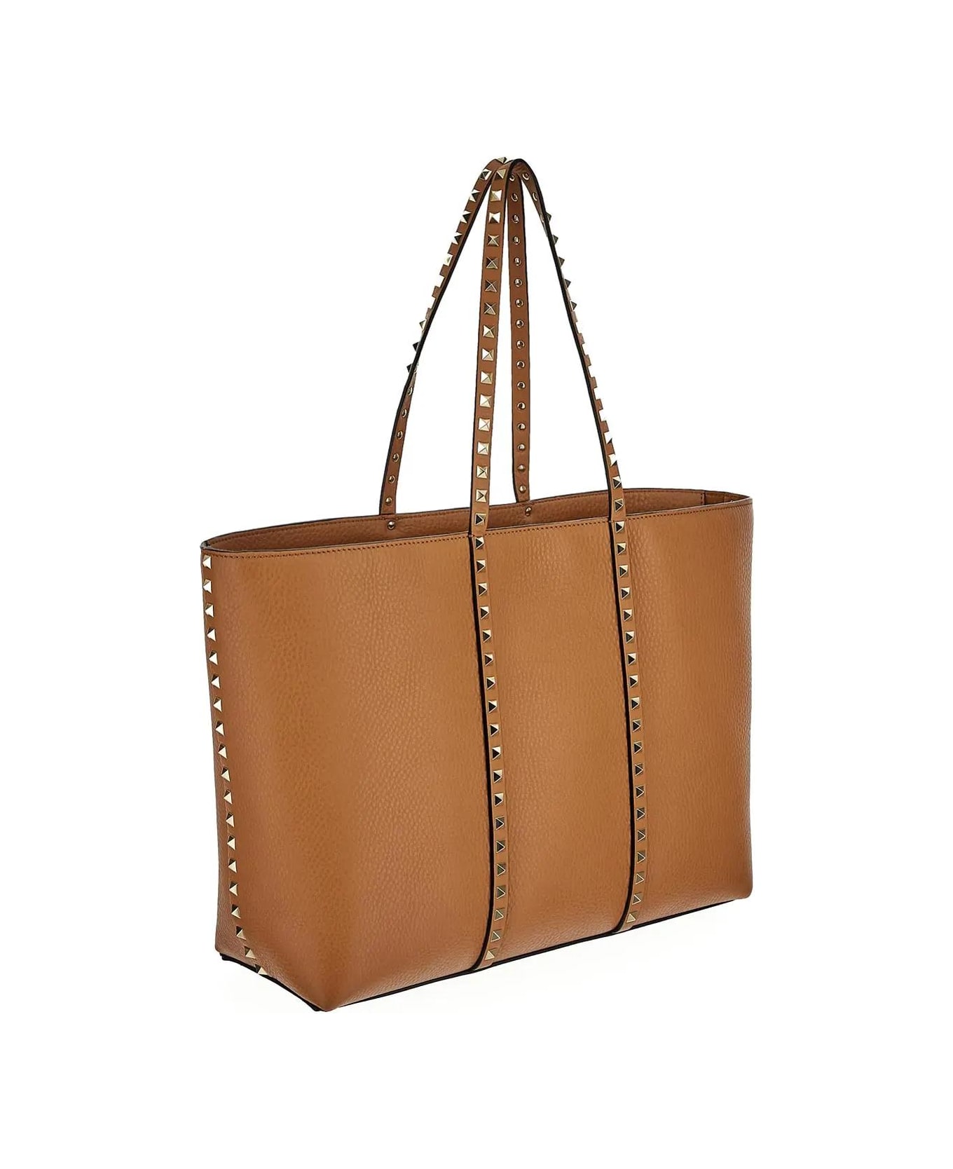 Valentino Garavani Rockstud Tote Bag - Beige