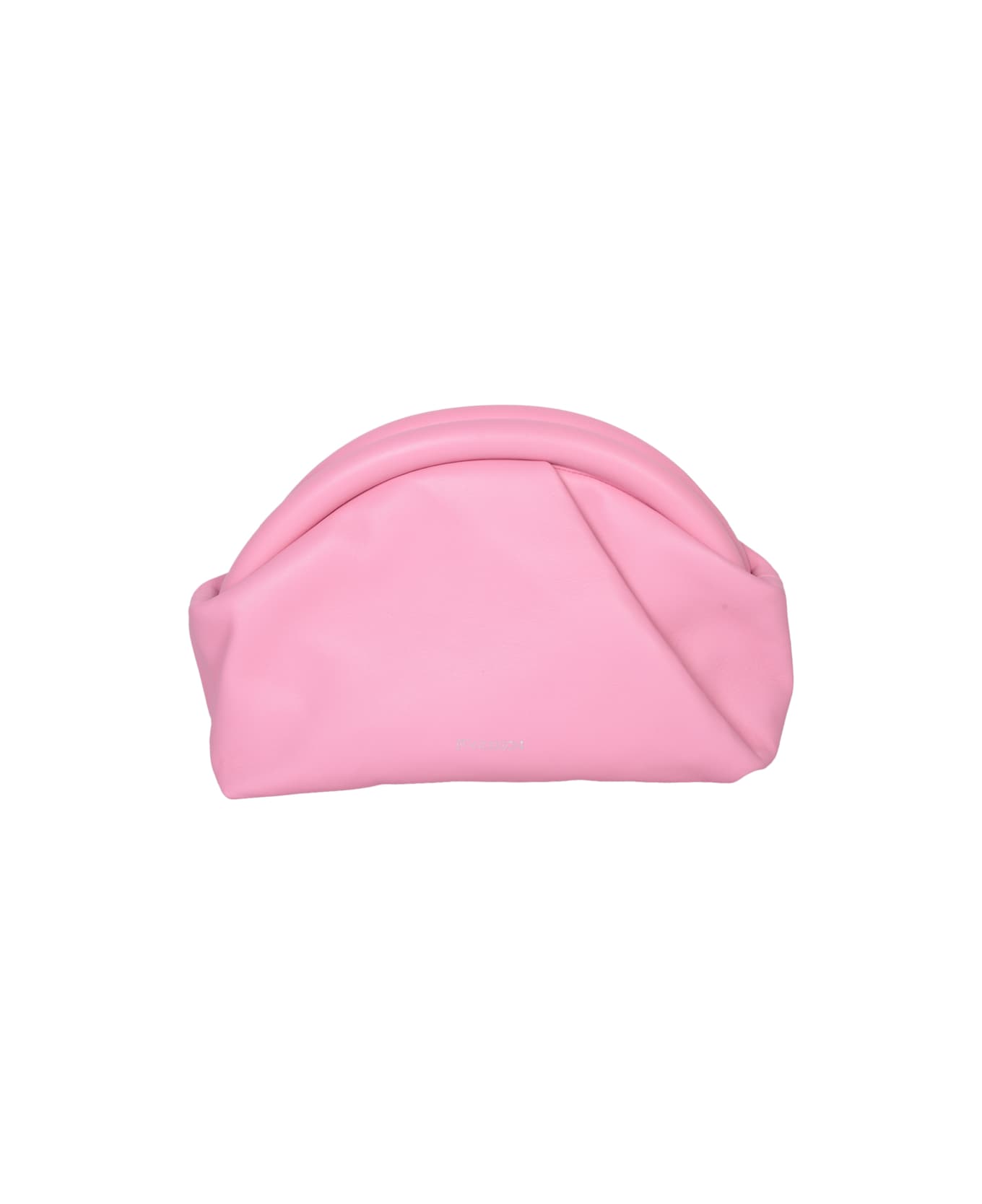 J.W. Anderson Pink Leather The Bumper Clutch - PINK