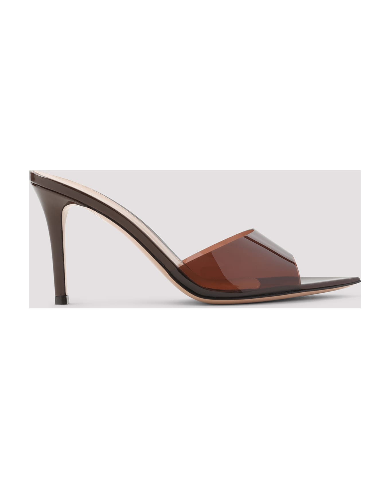 Gianvito Rossi Elle 85 Mules - Brob Brown Brown