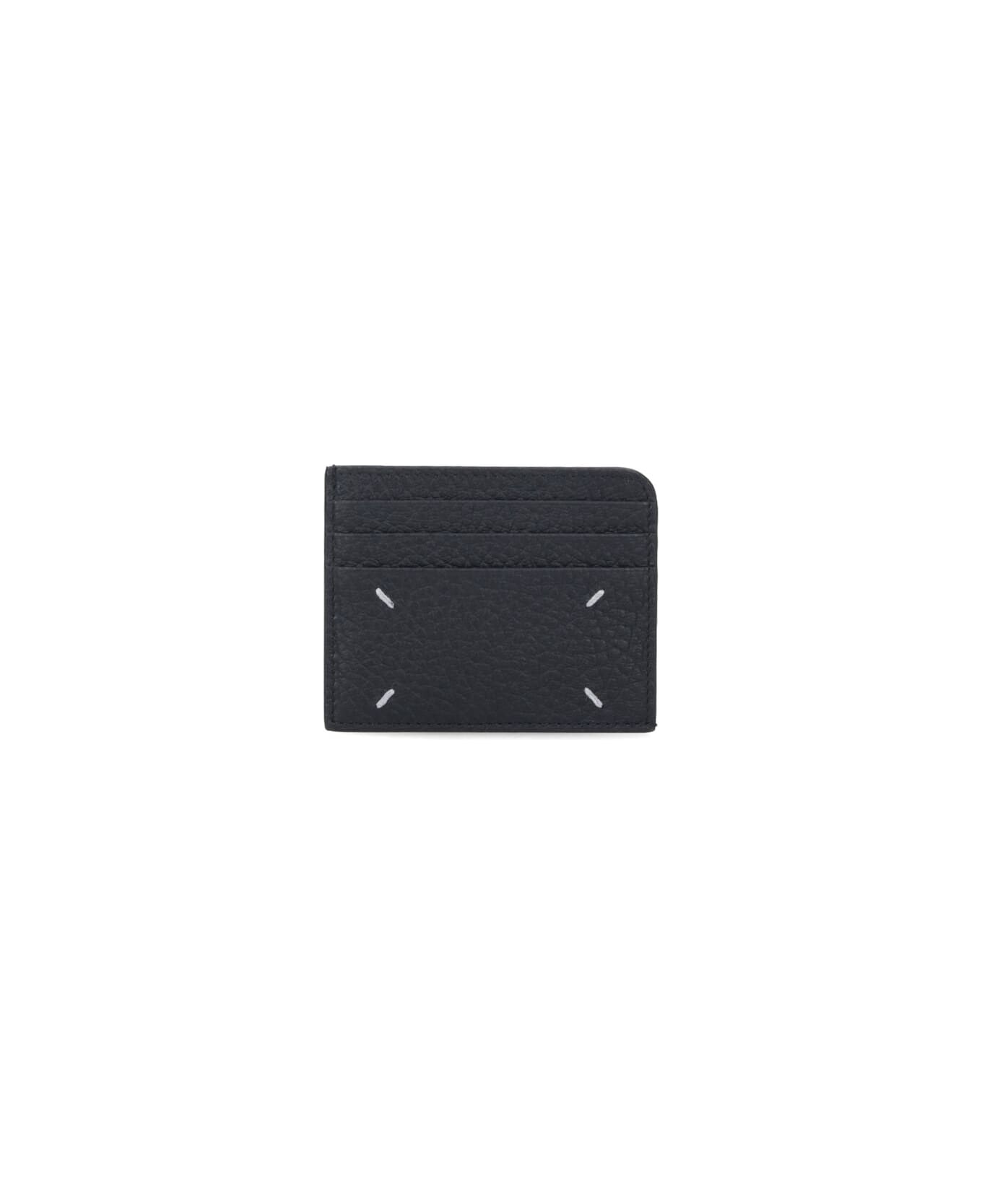 Maison Margiela "four Stitches" Card Holder - Black  