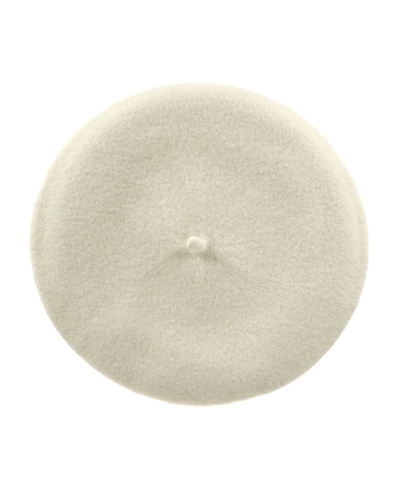 Borsalino Wool Beret Diameter 29 - Cream 帽子