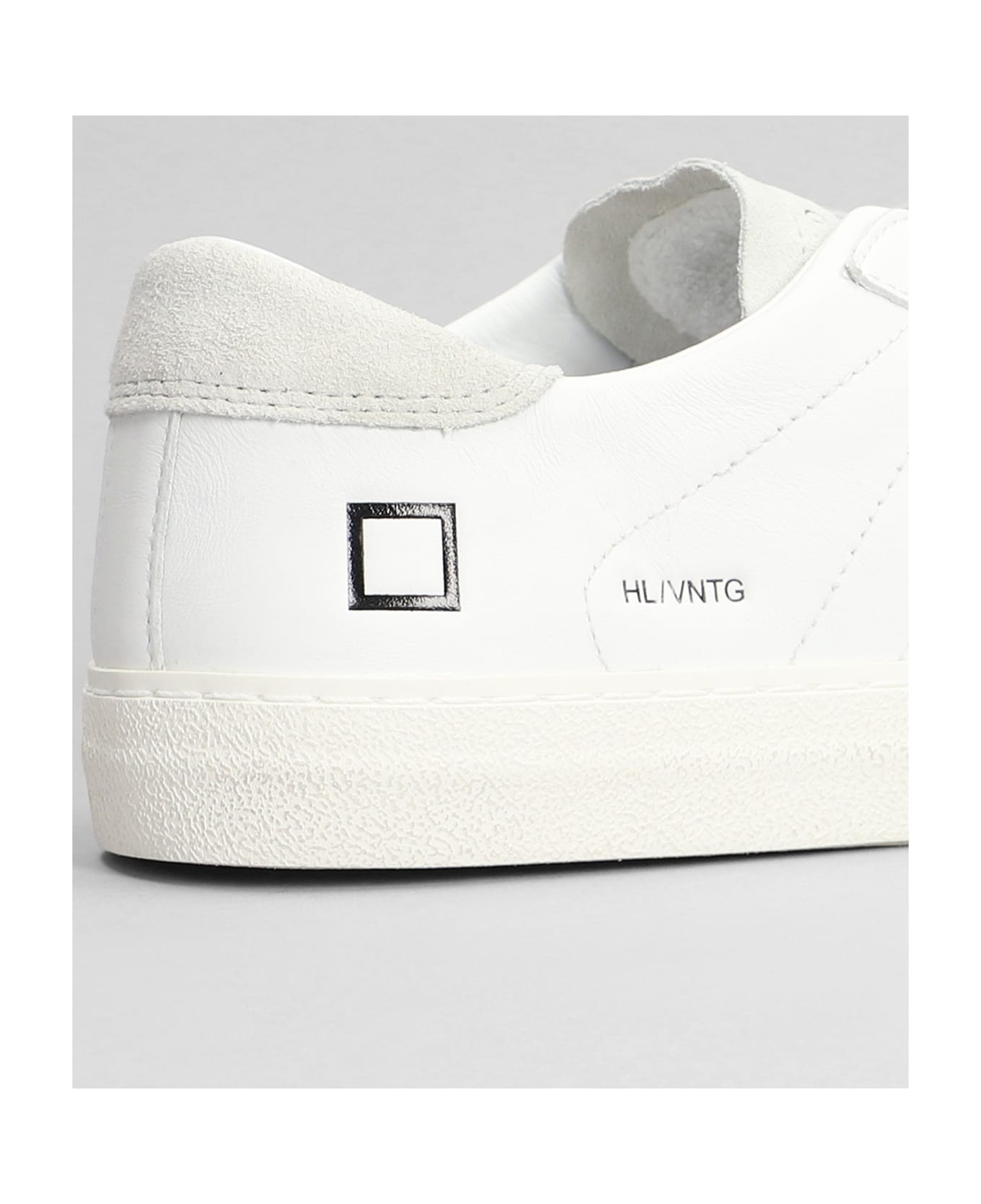 D.A.T.E. Hill Low Sneakers In White Suede And Leather - white スニーカー