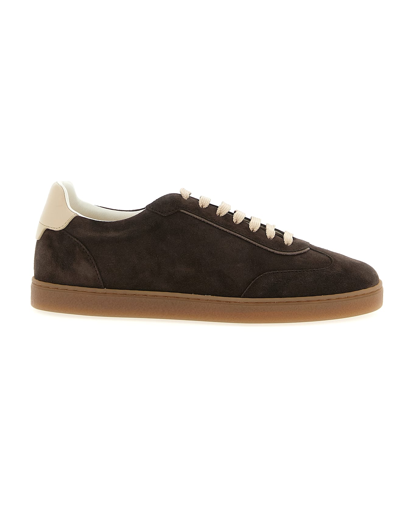 Brunello Cucinelli Suede Sneakers - Brown スニーカー