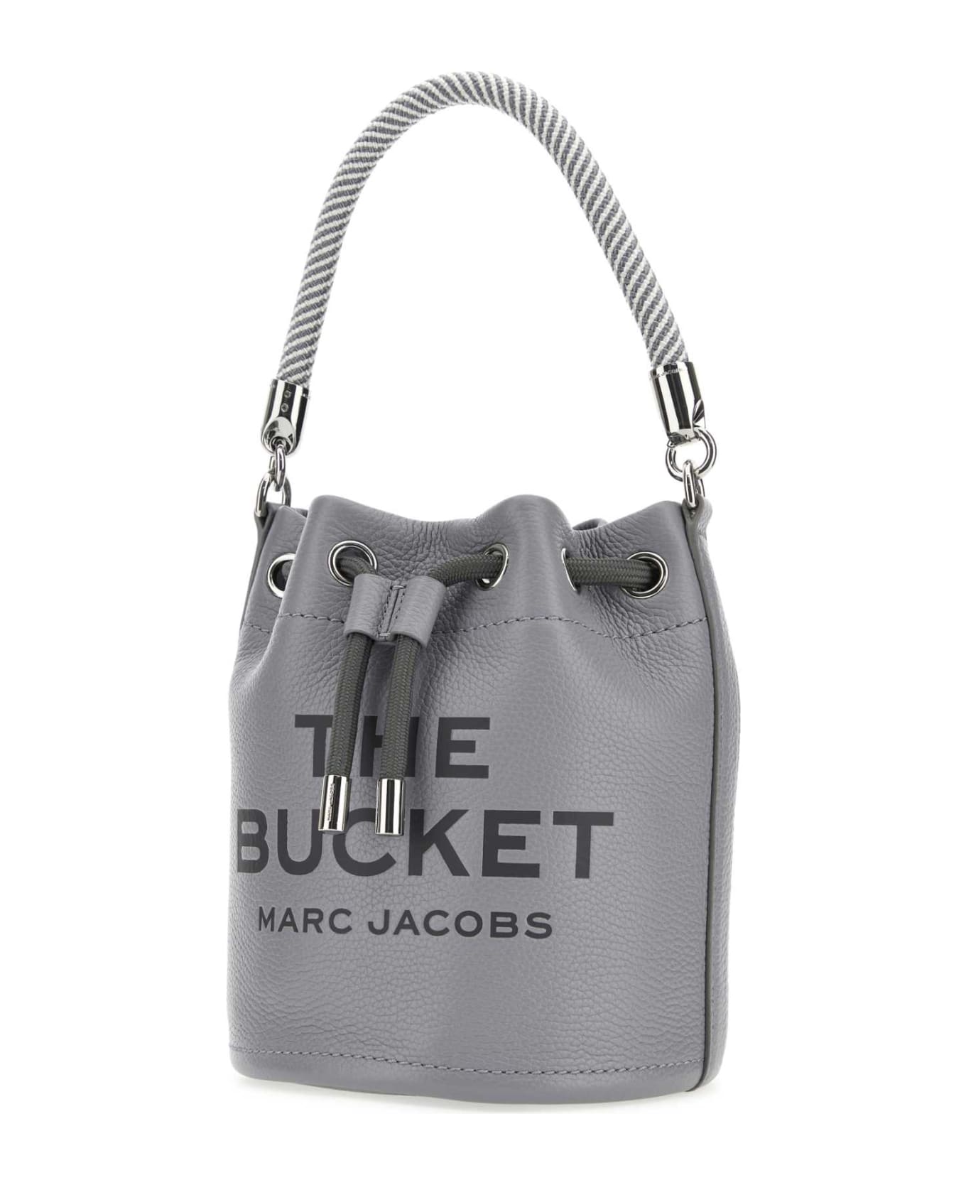 Marc Jacobs Grey Leather The Bucket Bucket Bag - 050