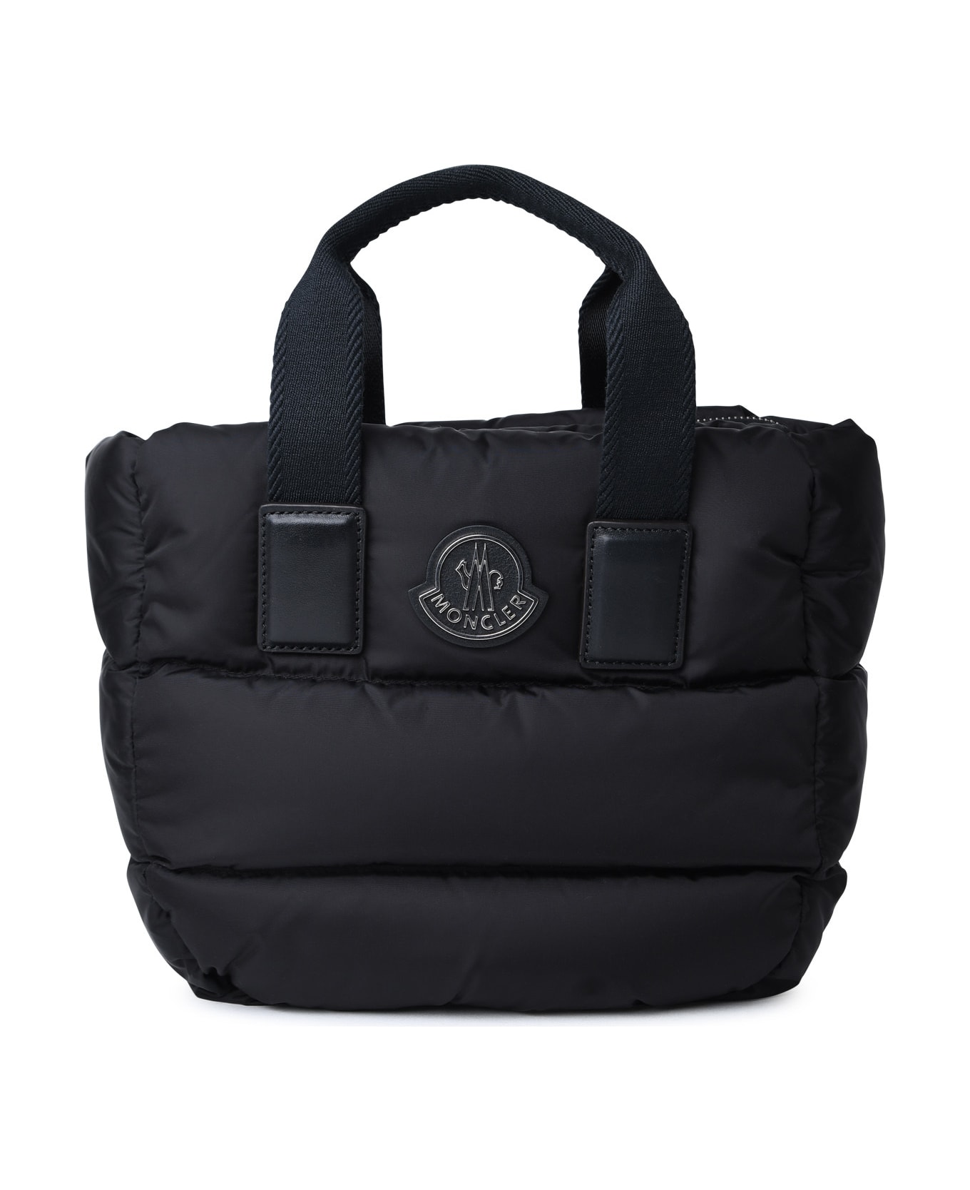 Moncler 'caradoc' Mini Bag In Black Nylon - Nero トートバッグ
