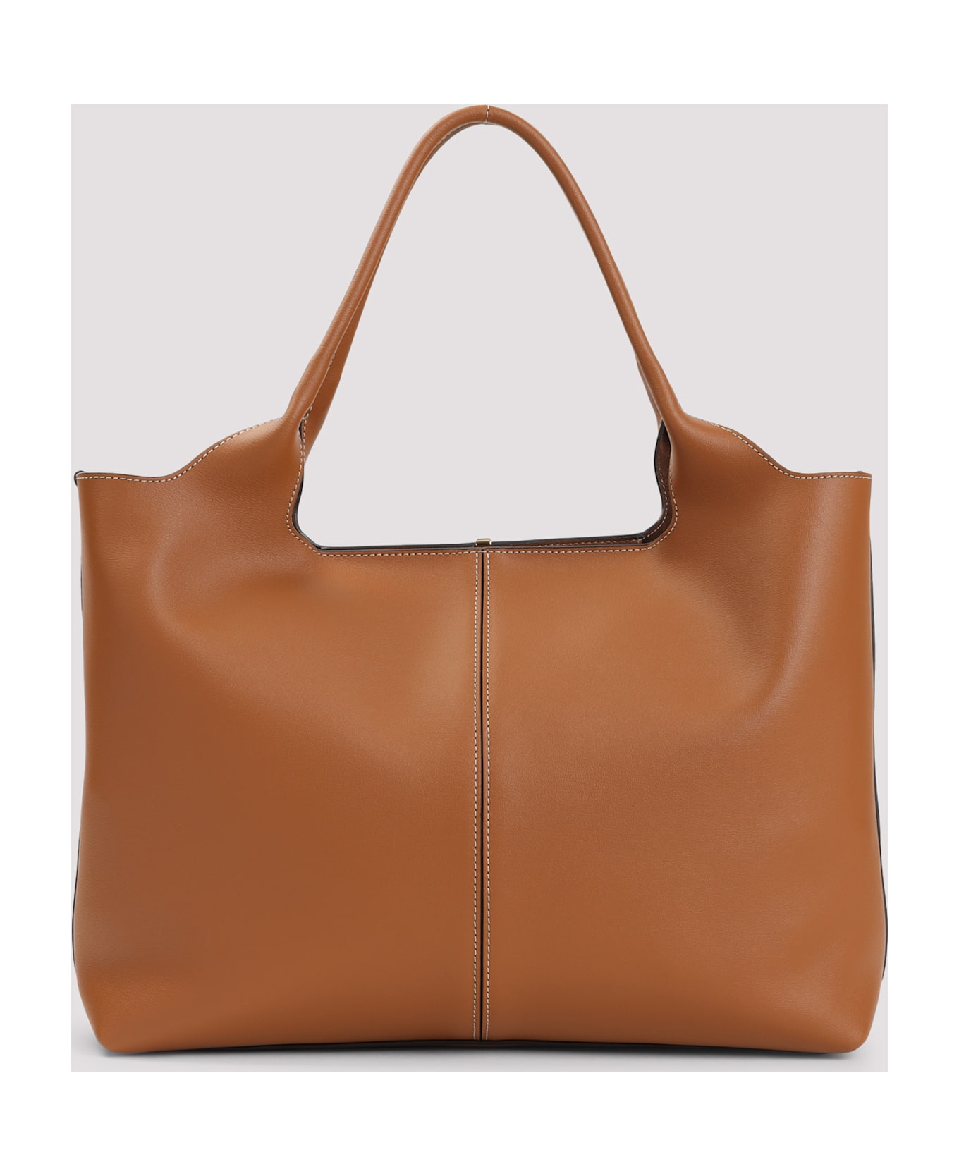 Tod's Ebr Shopping Tote Bag - Kenia Cacao