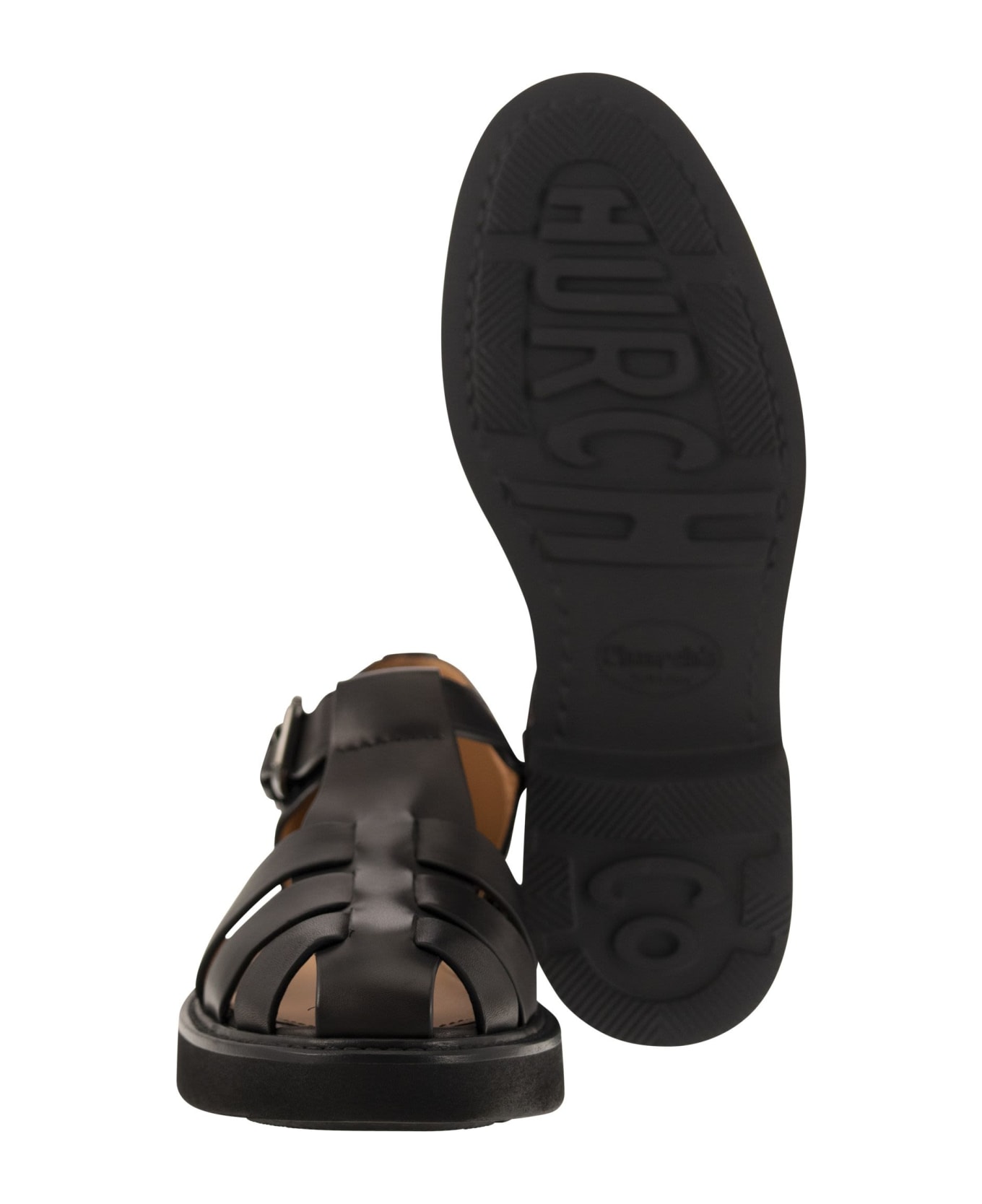Church's Hove - Leather Sandals - Black サンダル