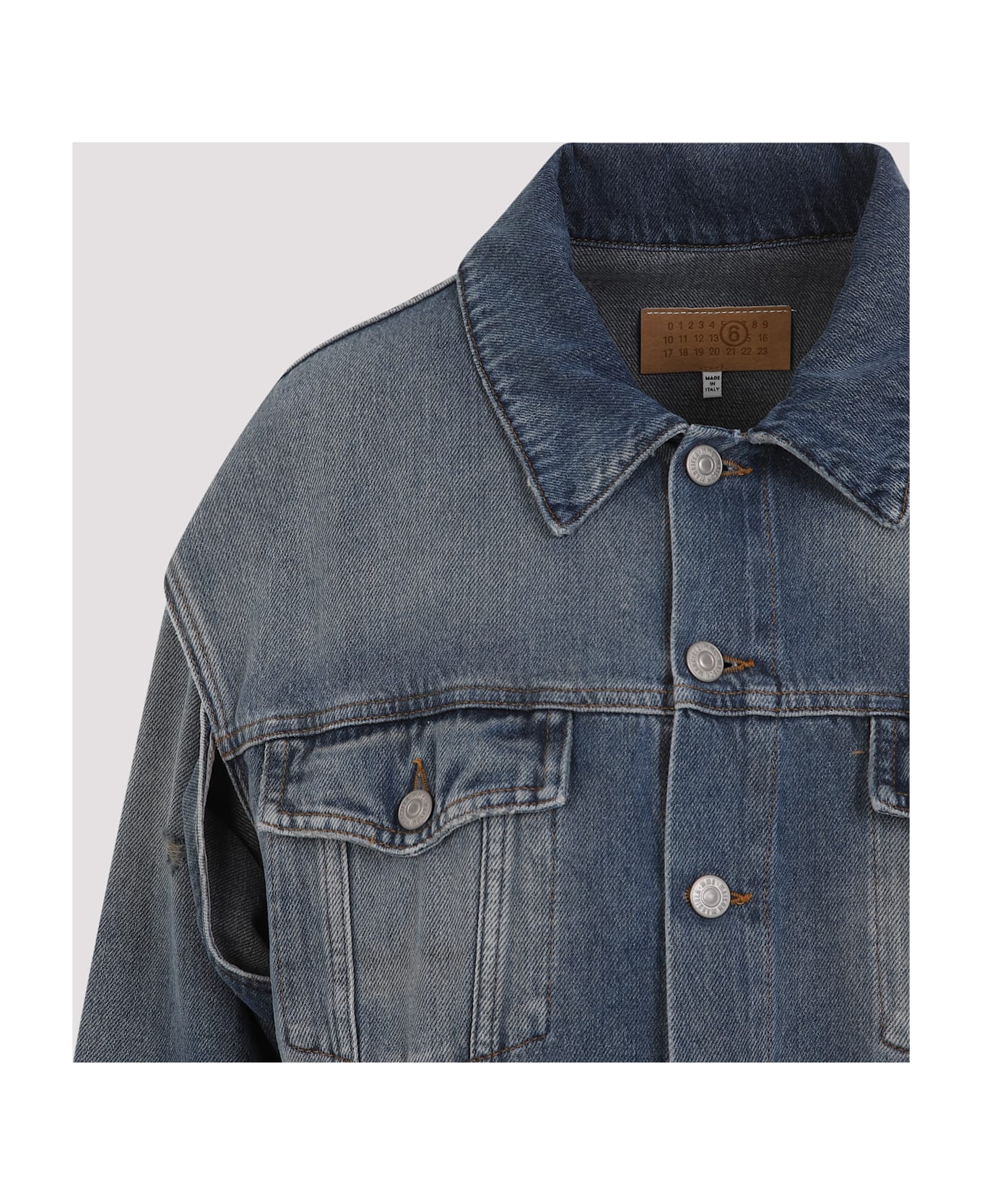 MM6 Maison Margiela Sportsjacket - Grey Blue