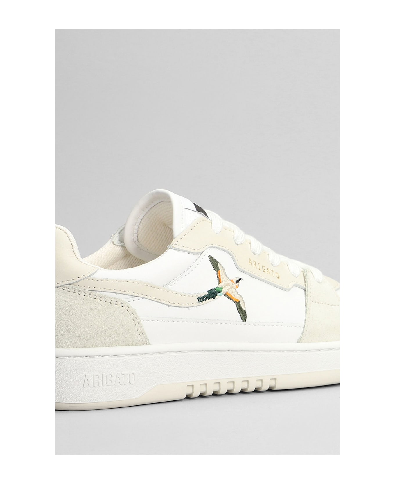 Axel Arigato Clean 90 B Bird Sneakers In White Leather - WHITE