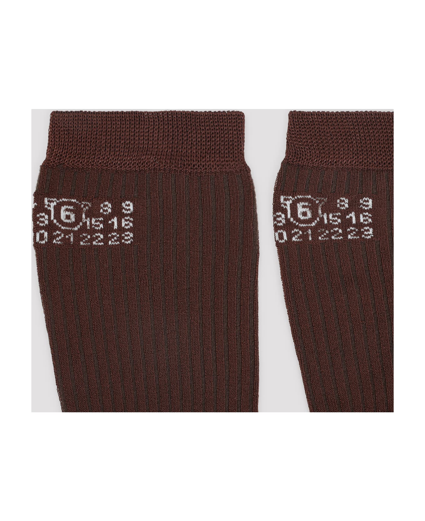 MM6 Maison Margiela Socks - Coffee Brown