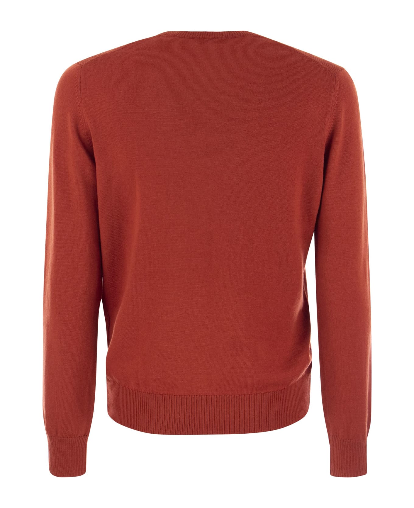 Fay Wool Crew-neck Pullover - Zucca
