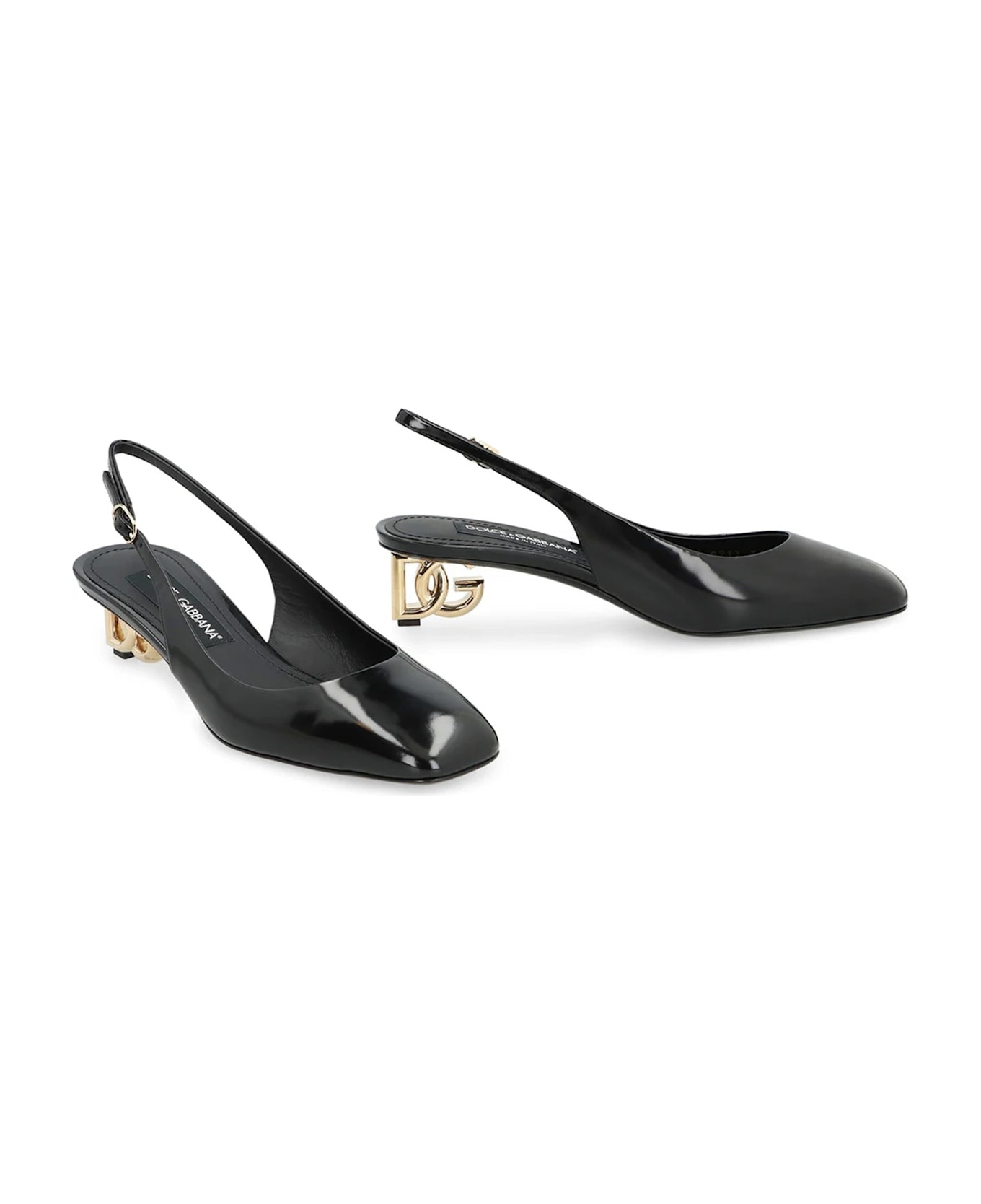 Dolce 
Gabbana Jackie Slingback Pumps - Black