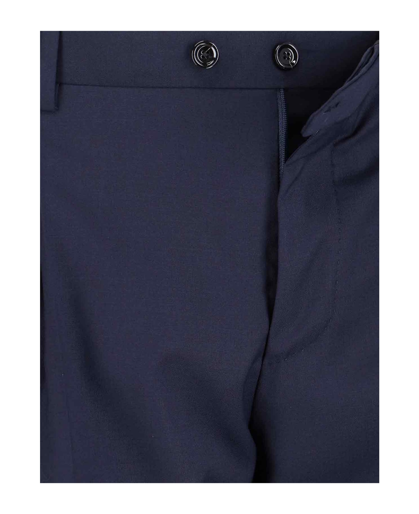 Lardini Single-breasted Virgin Wool Suit - Blue