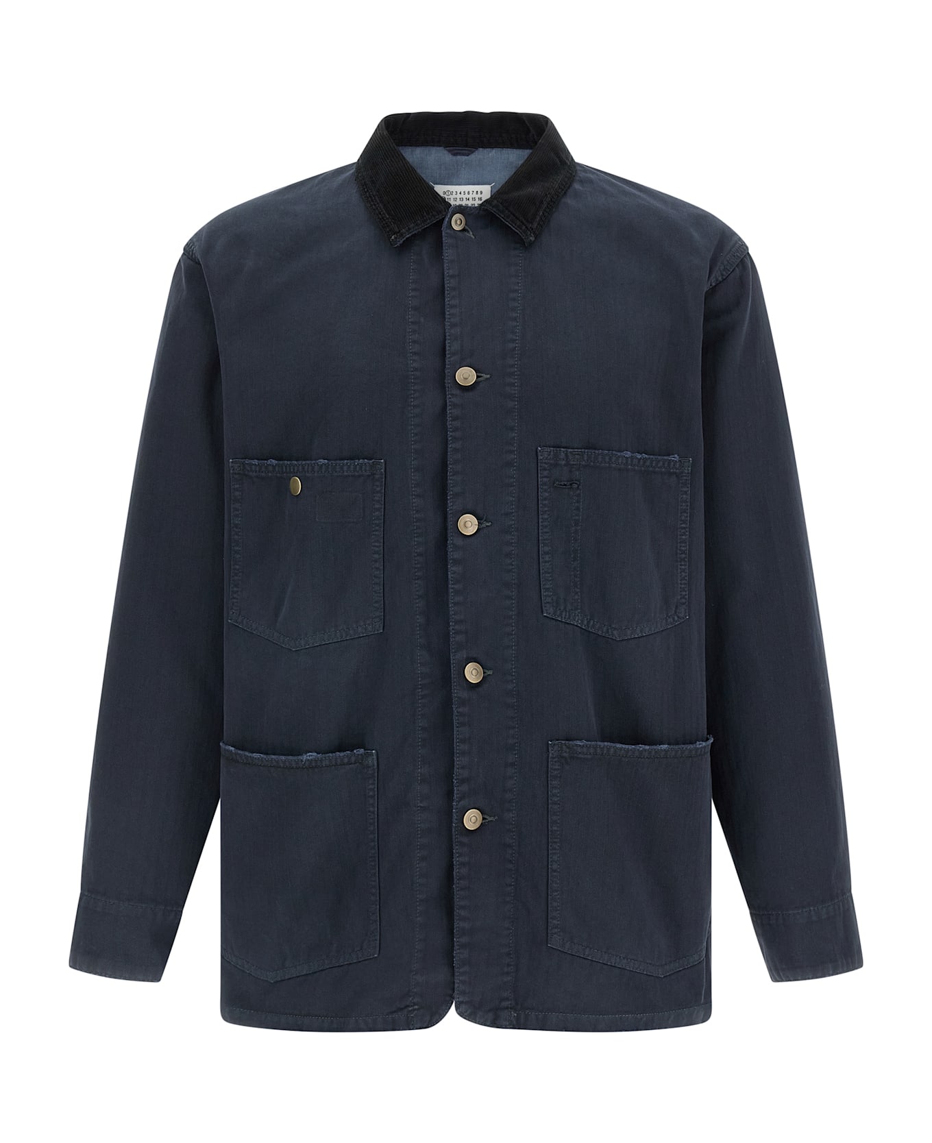 Maison Margiela Herringbone Jacket - Blue