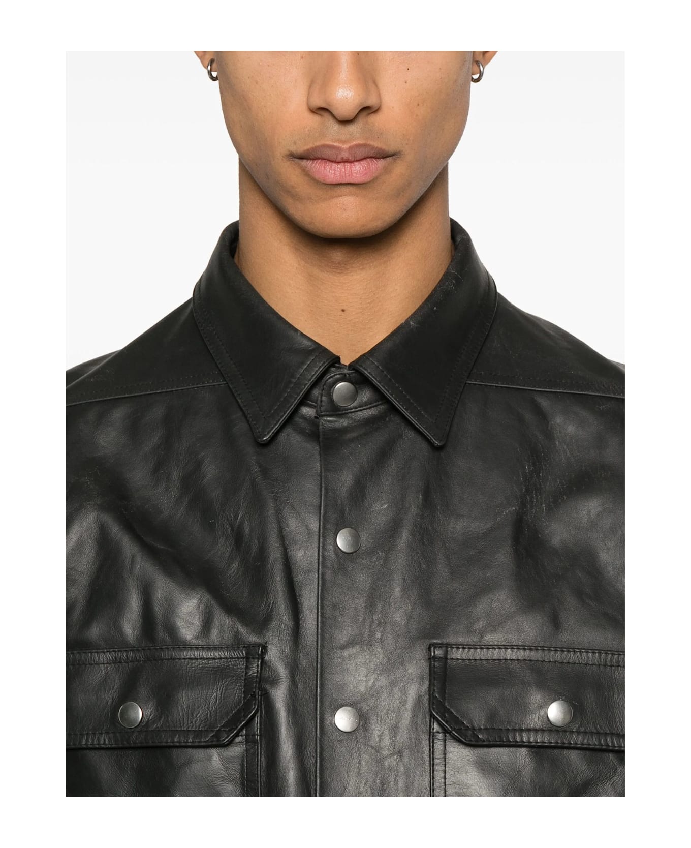 Rick Owens Shirts Black - Black