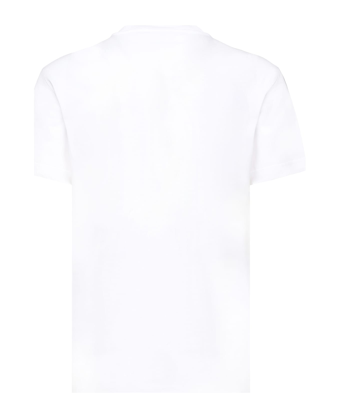 Dolce 
Gabbana Flock Print T-shirt - White