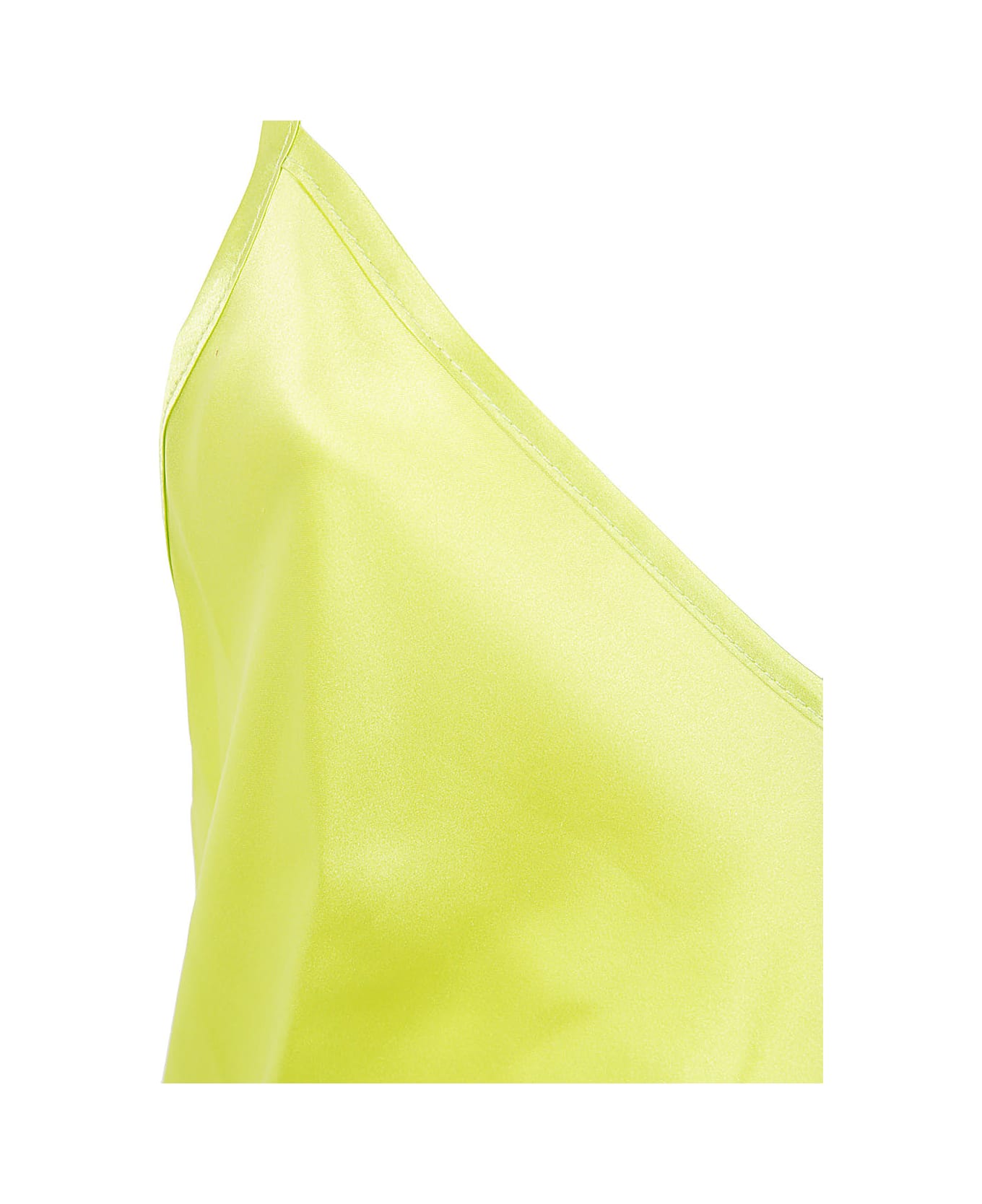 Pierre-Louis Mascia Silk Slip Dress - Lime