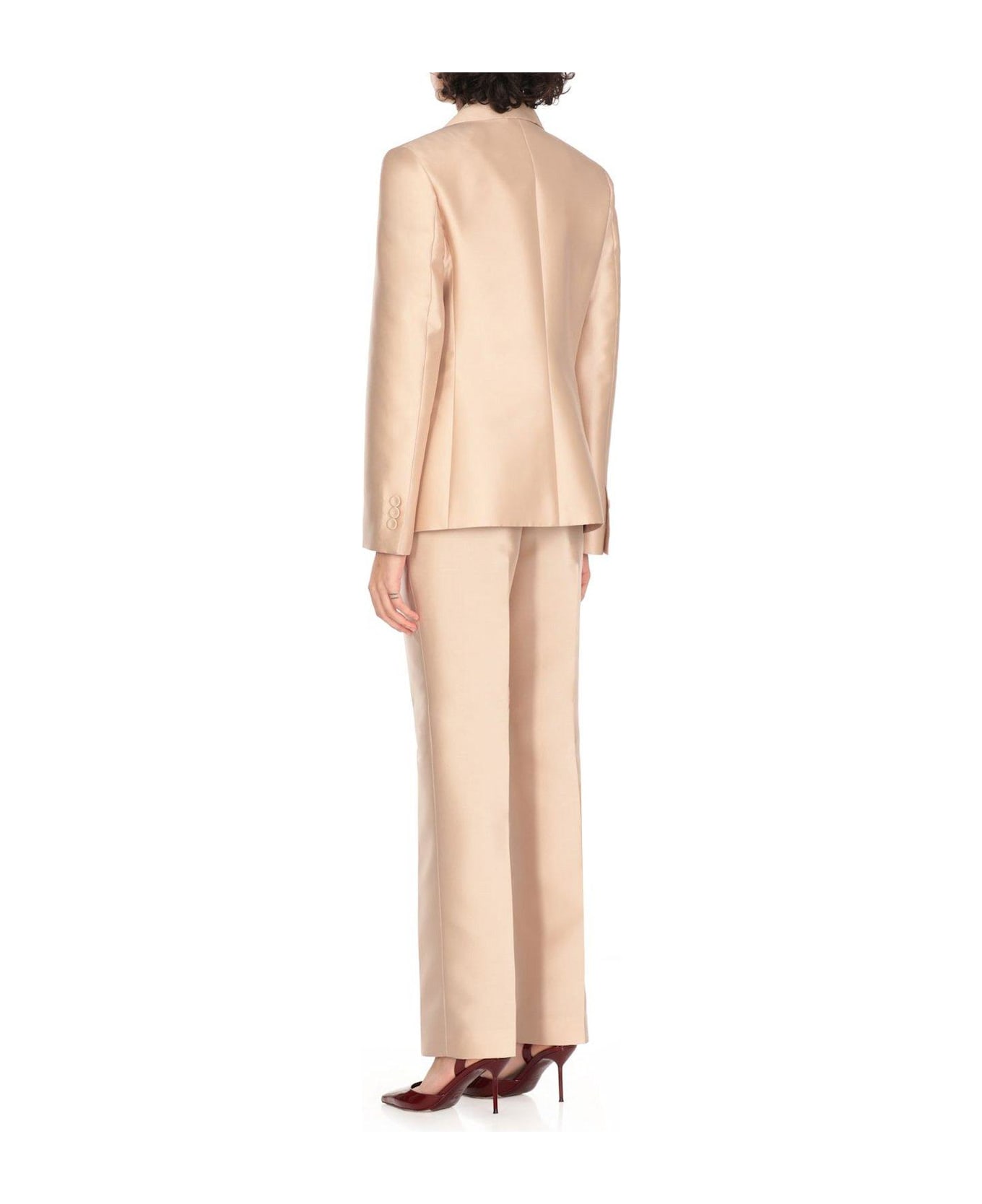 Alberta Ferretti Mikado Cocktail Satin Jacket - Ivory