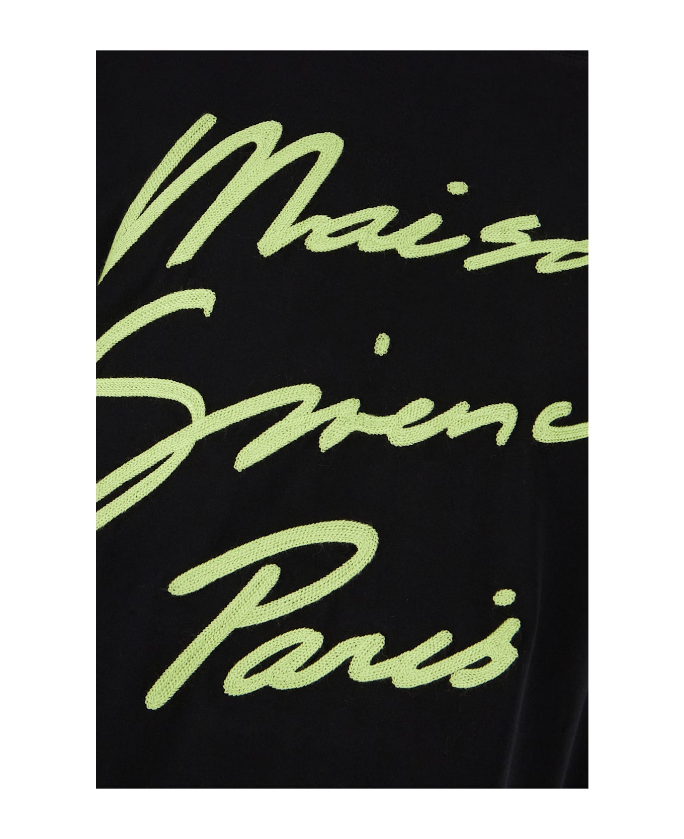 Black Cotton T-shirt - Thumbnail 1