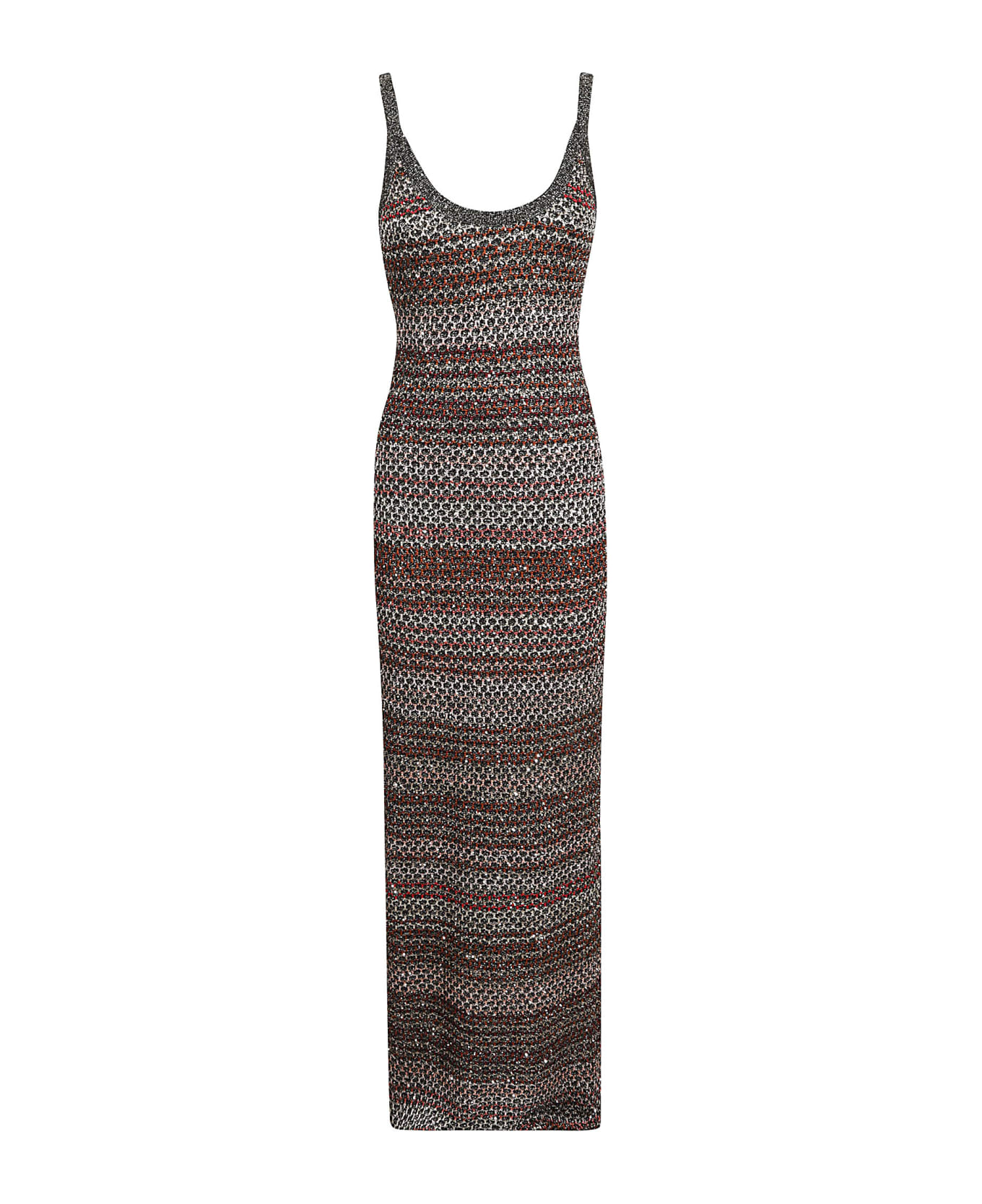Missoni Sleeveless Long Dress - Multicolor/Black