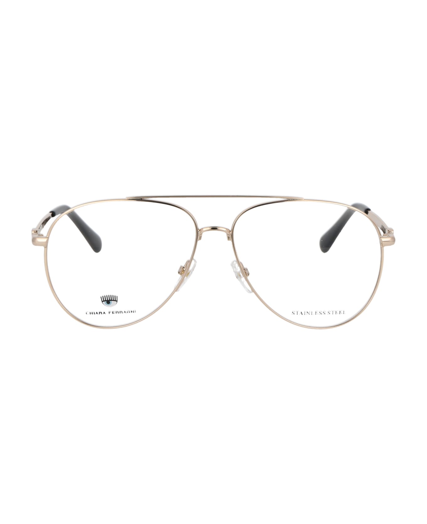 Chiara Ferragni Cf 1009 Glasses - J5G GOLD アイウェア