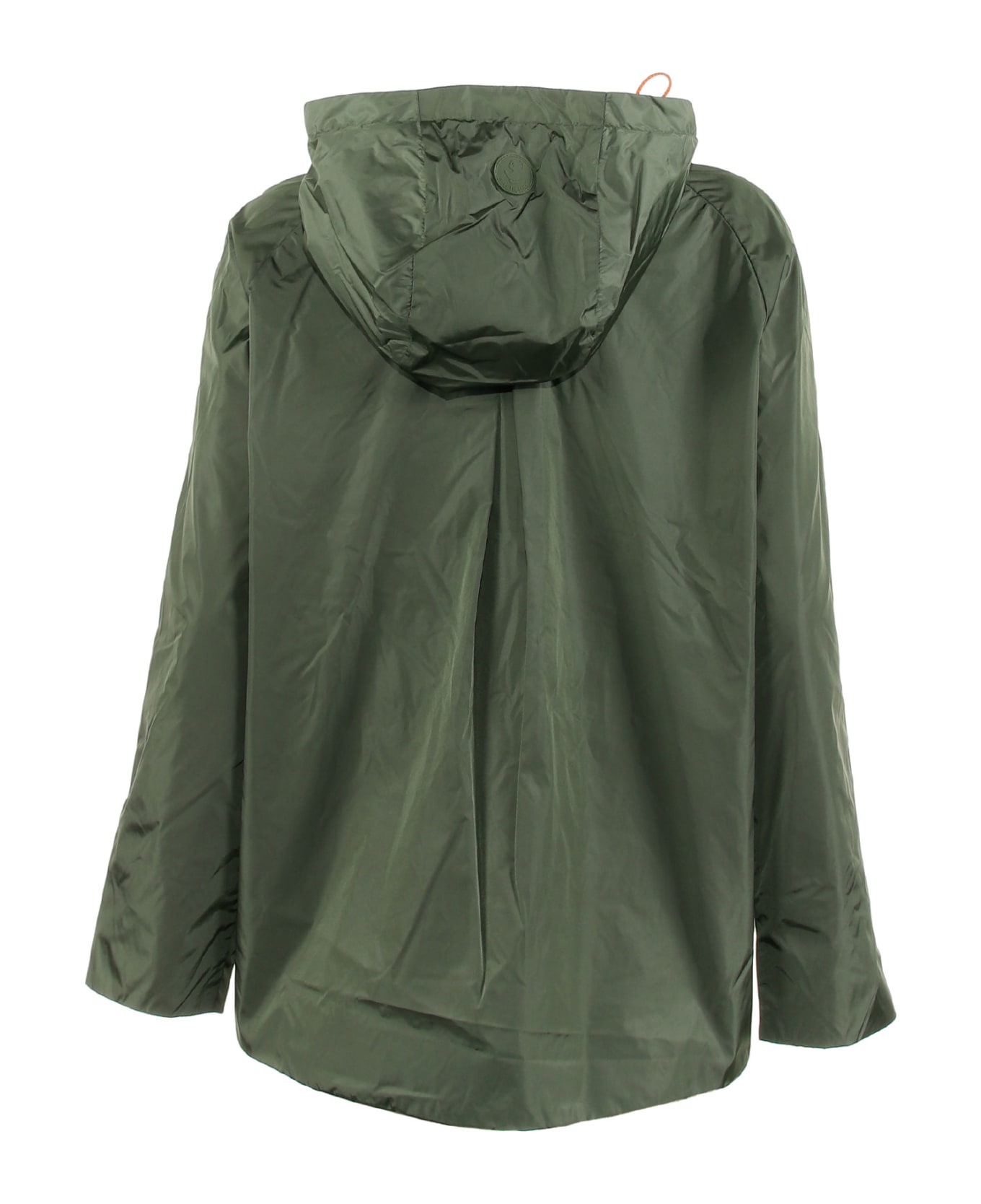 Save the Duck Quilted Down Jacket With Hood - VERDE