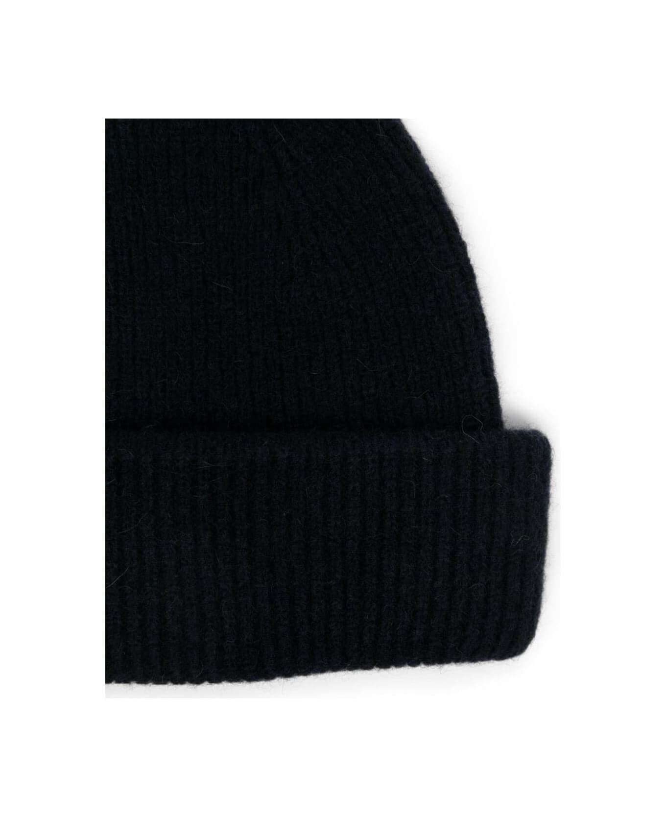 Nuur Wool Hat Double Flap - Navy